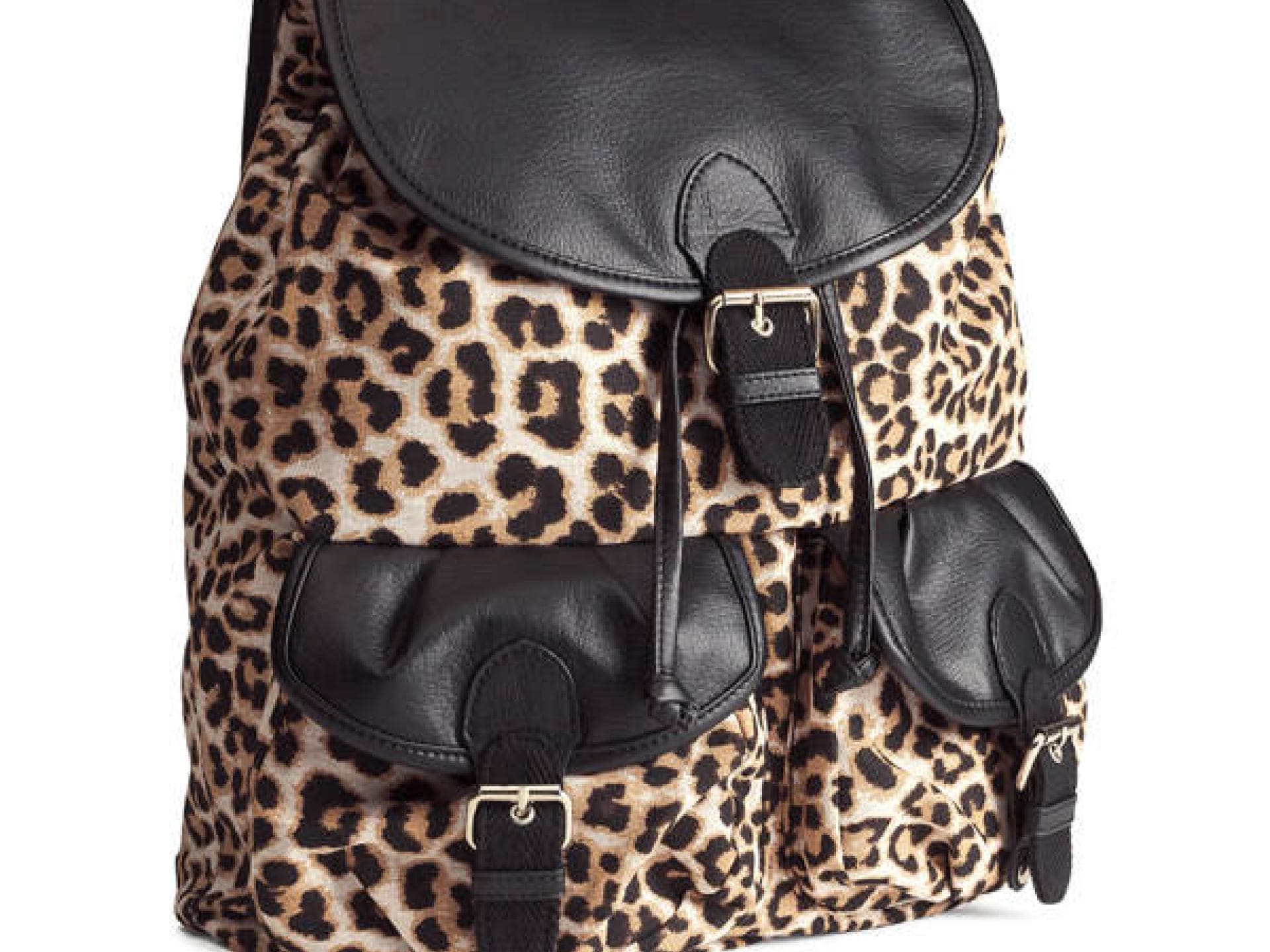Rucksack im Leo-Look von H&M