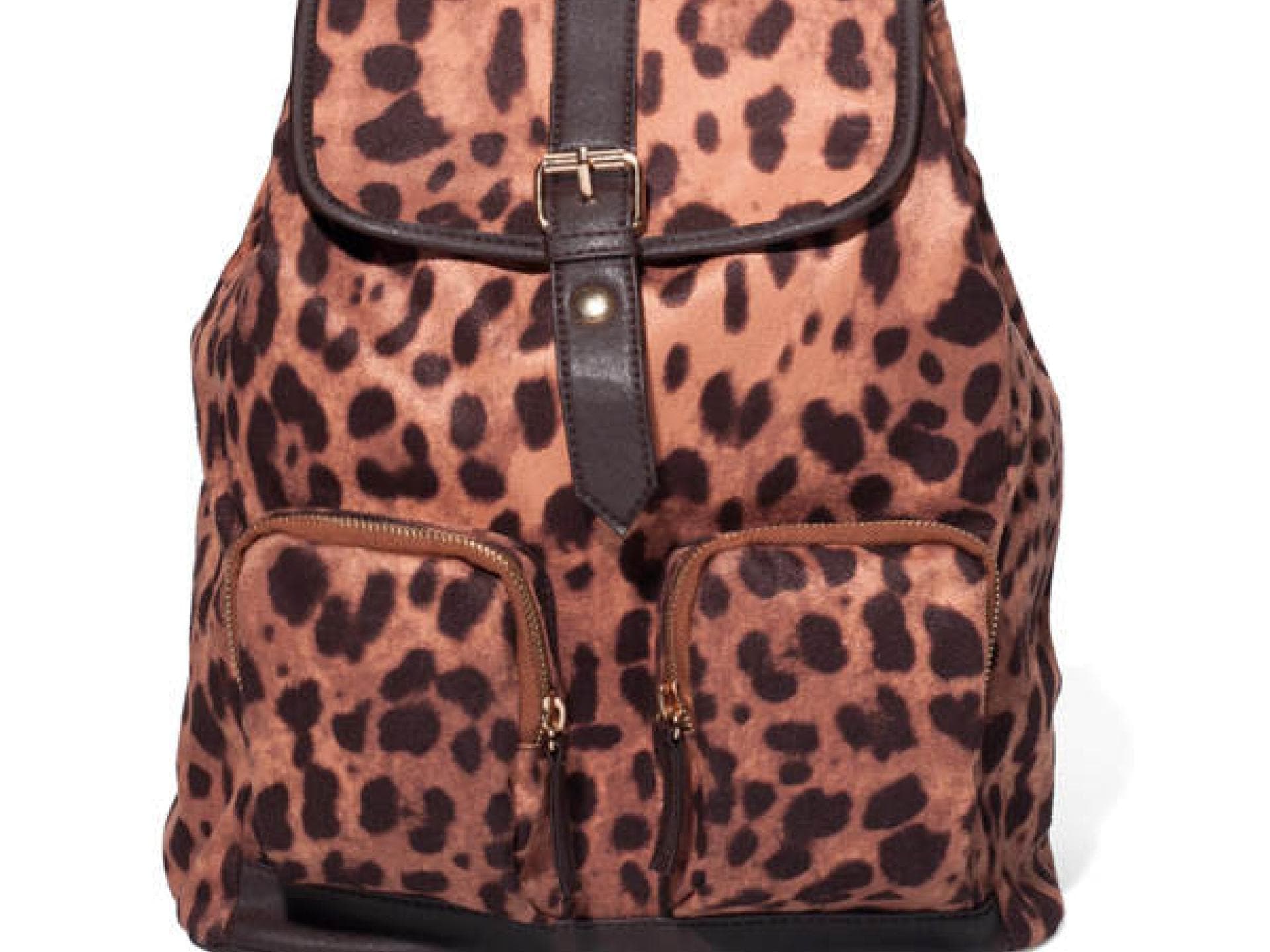 Rucksack mit Leo-Print