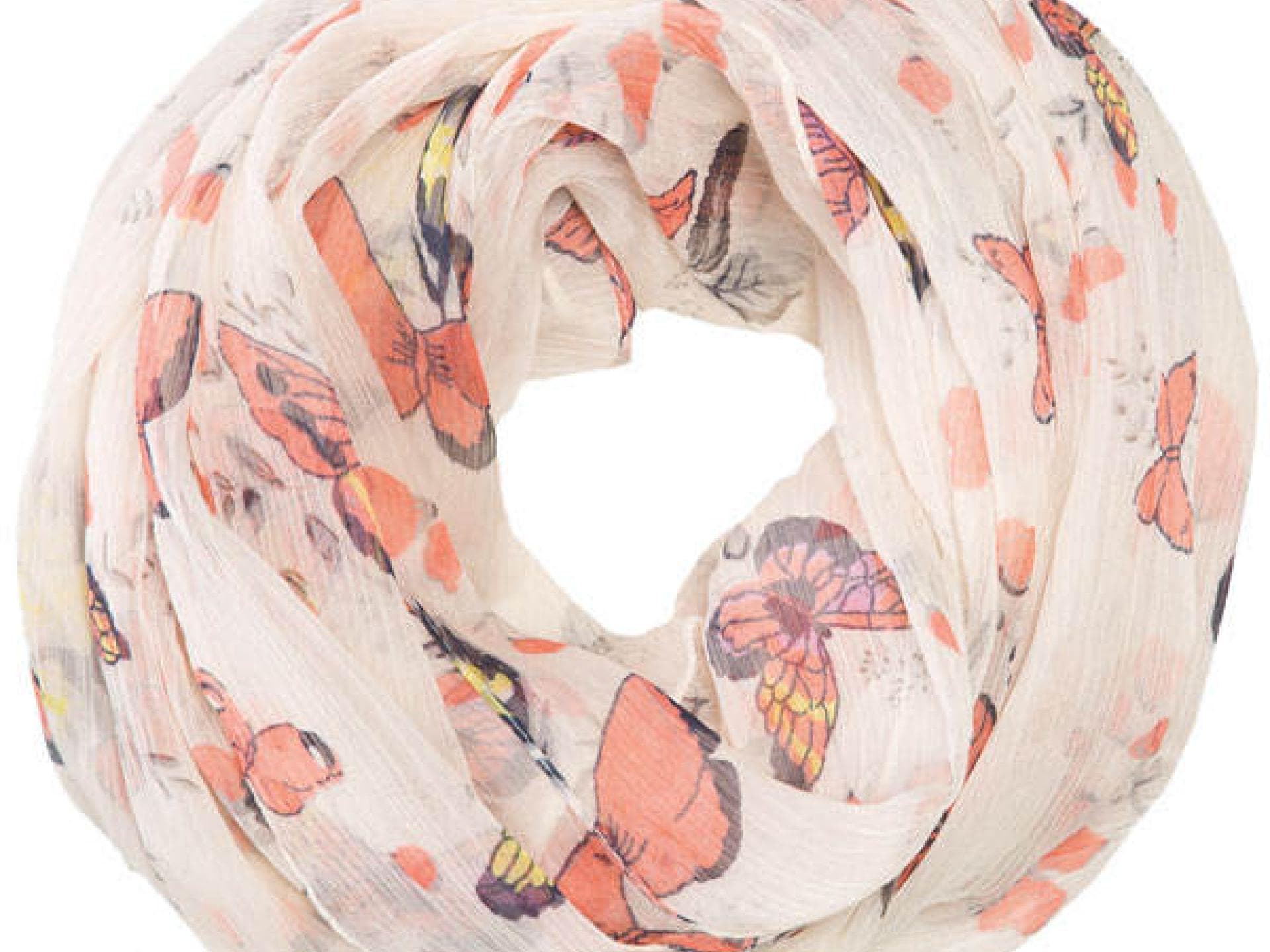 Loop-Schal mit Schmetterlingen von Orsay Loop-Schal mit Schmetterlingen von Orsay