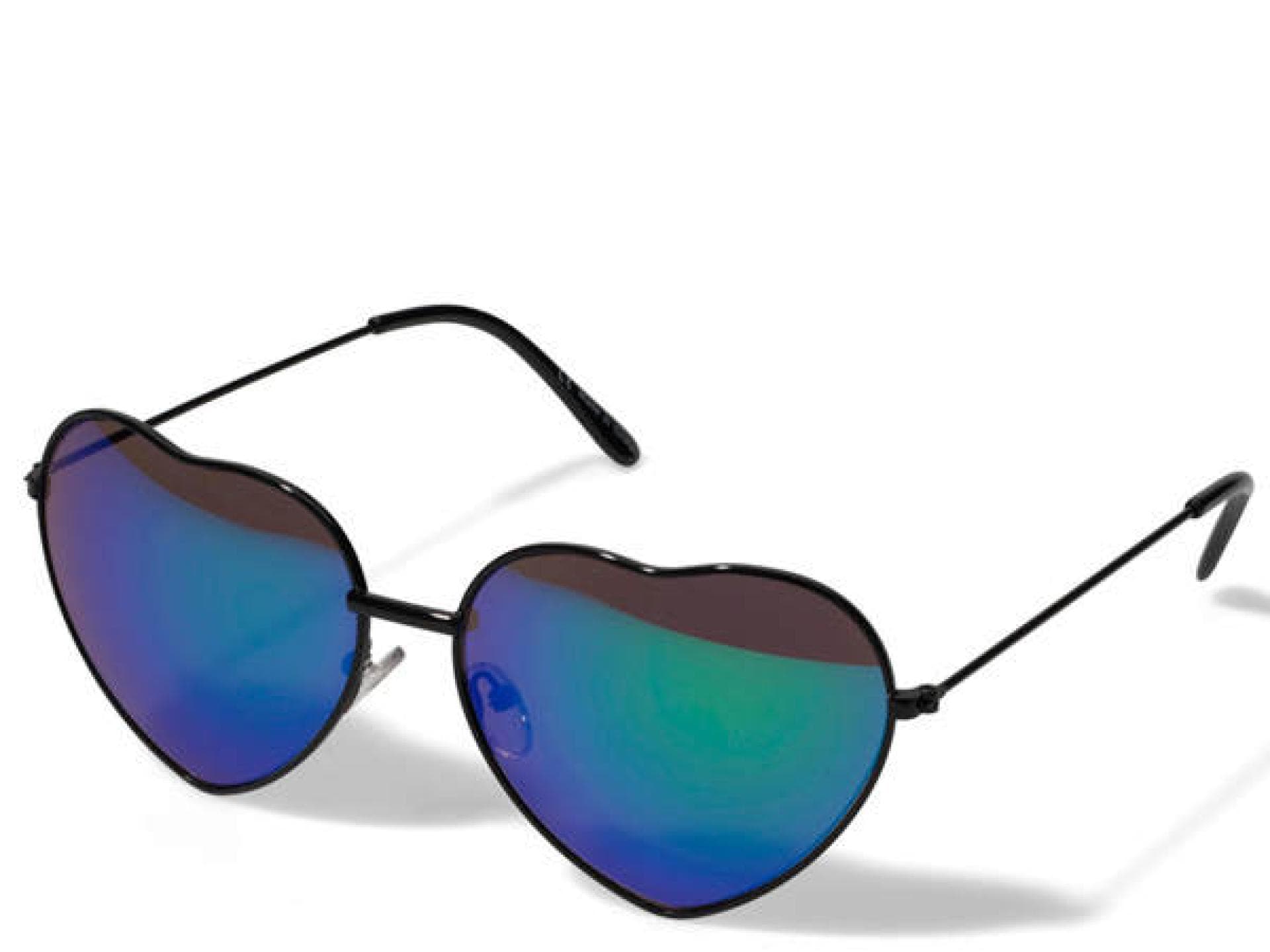 Sonnenbrille in Herzchenform von New Yorker