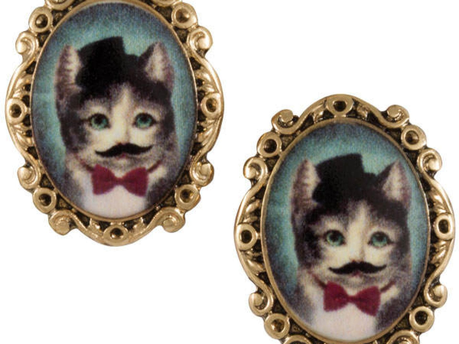 Katzen-Ohrringe von SIX