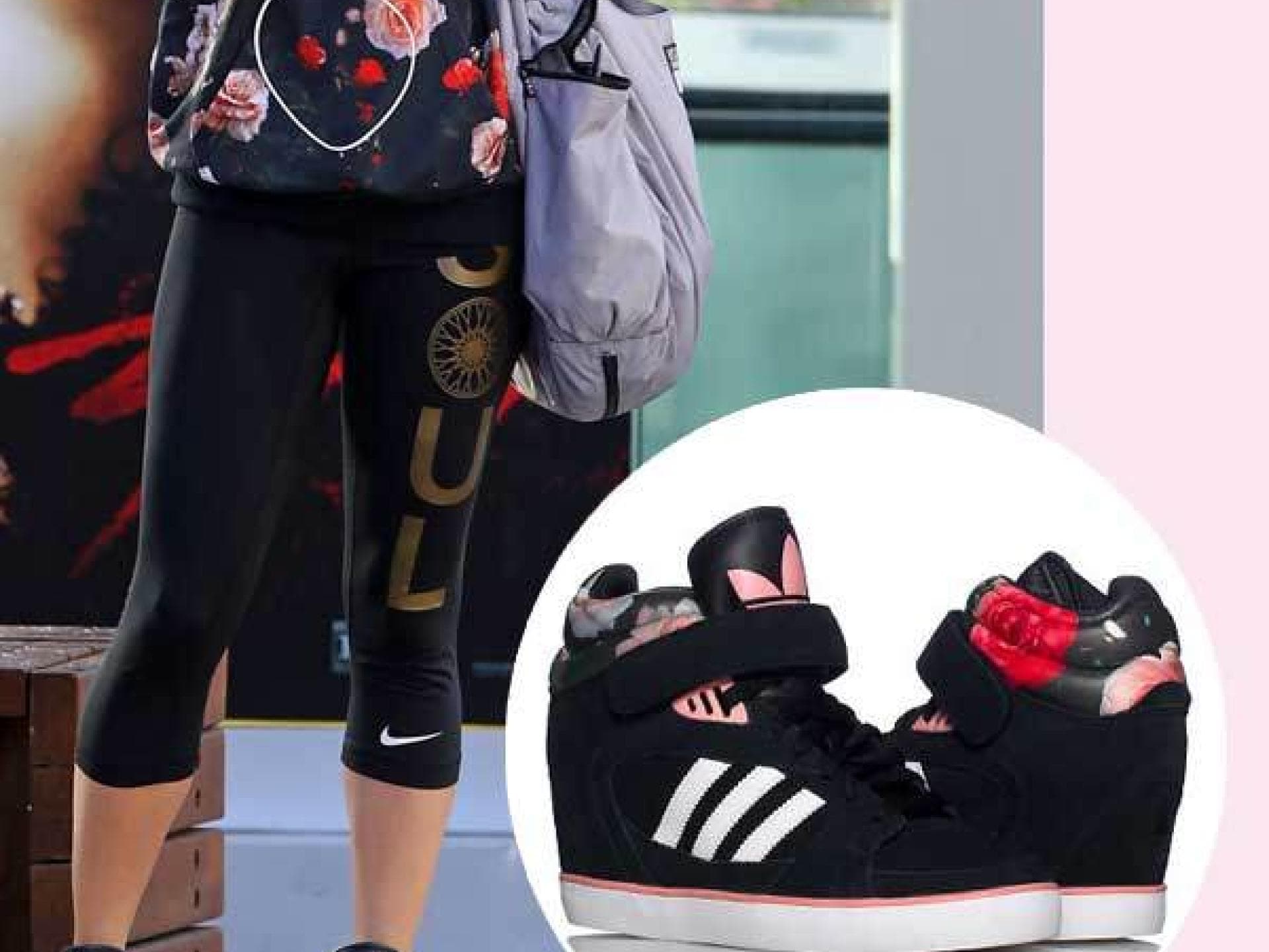 Vanessa Hudgens: Sneaker mit Blumen von Adidas Vanessa Hudgens: Sneaker mit Blumen von Adidas