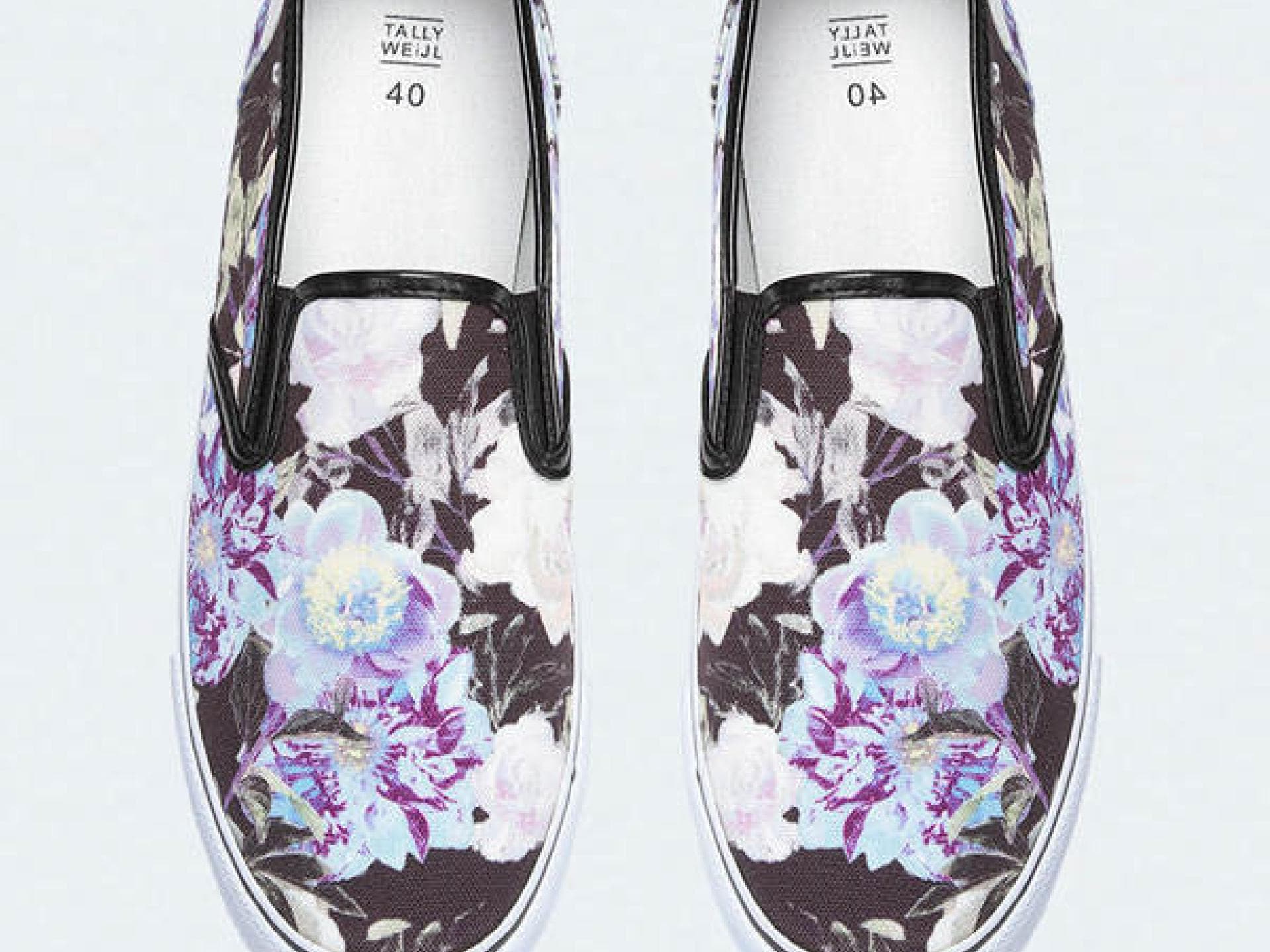 Geblümte Slipper von Tally Weijl