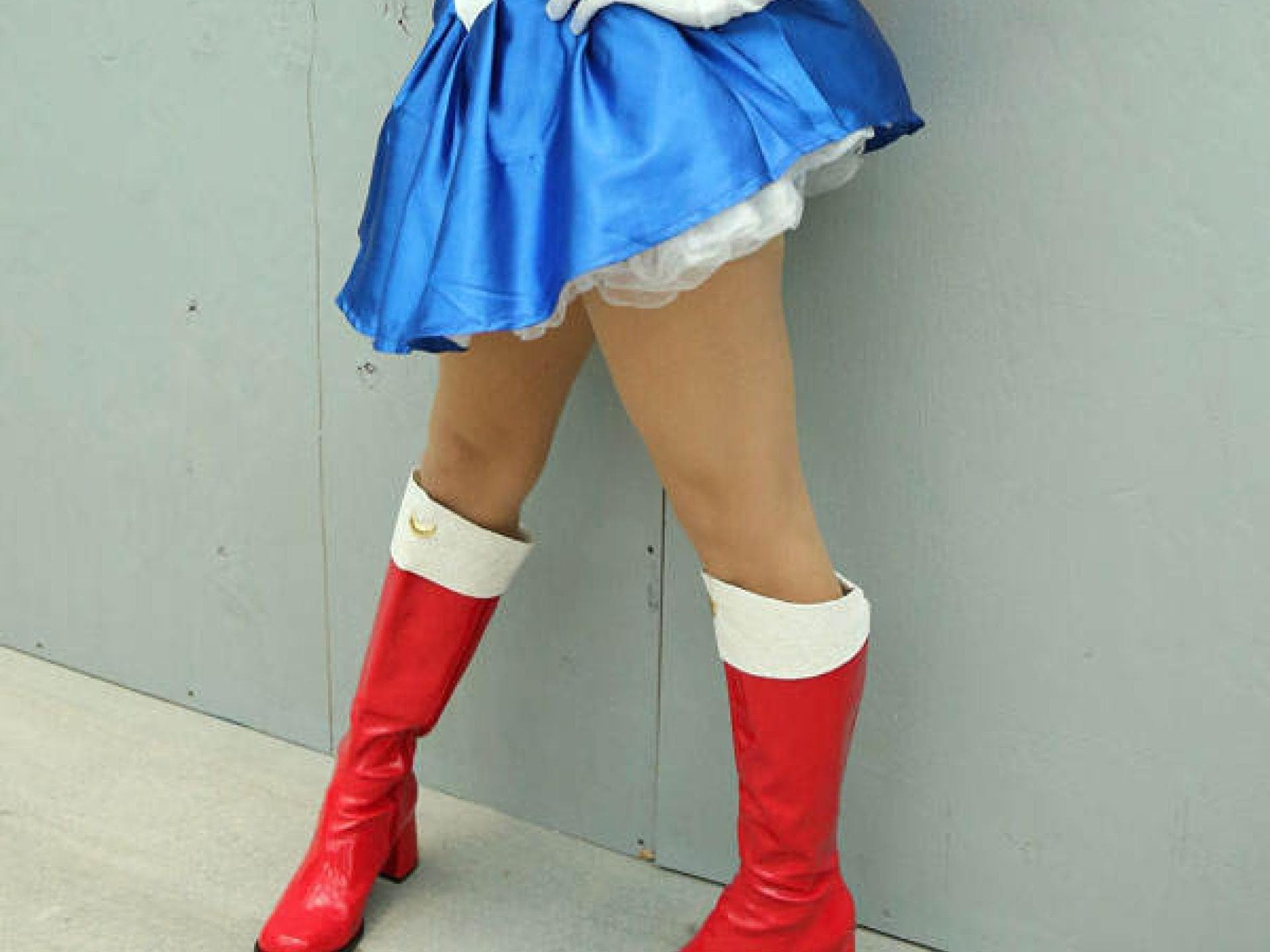 Cosplayerin als Sailor Moon