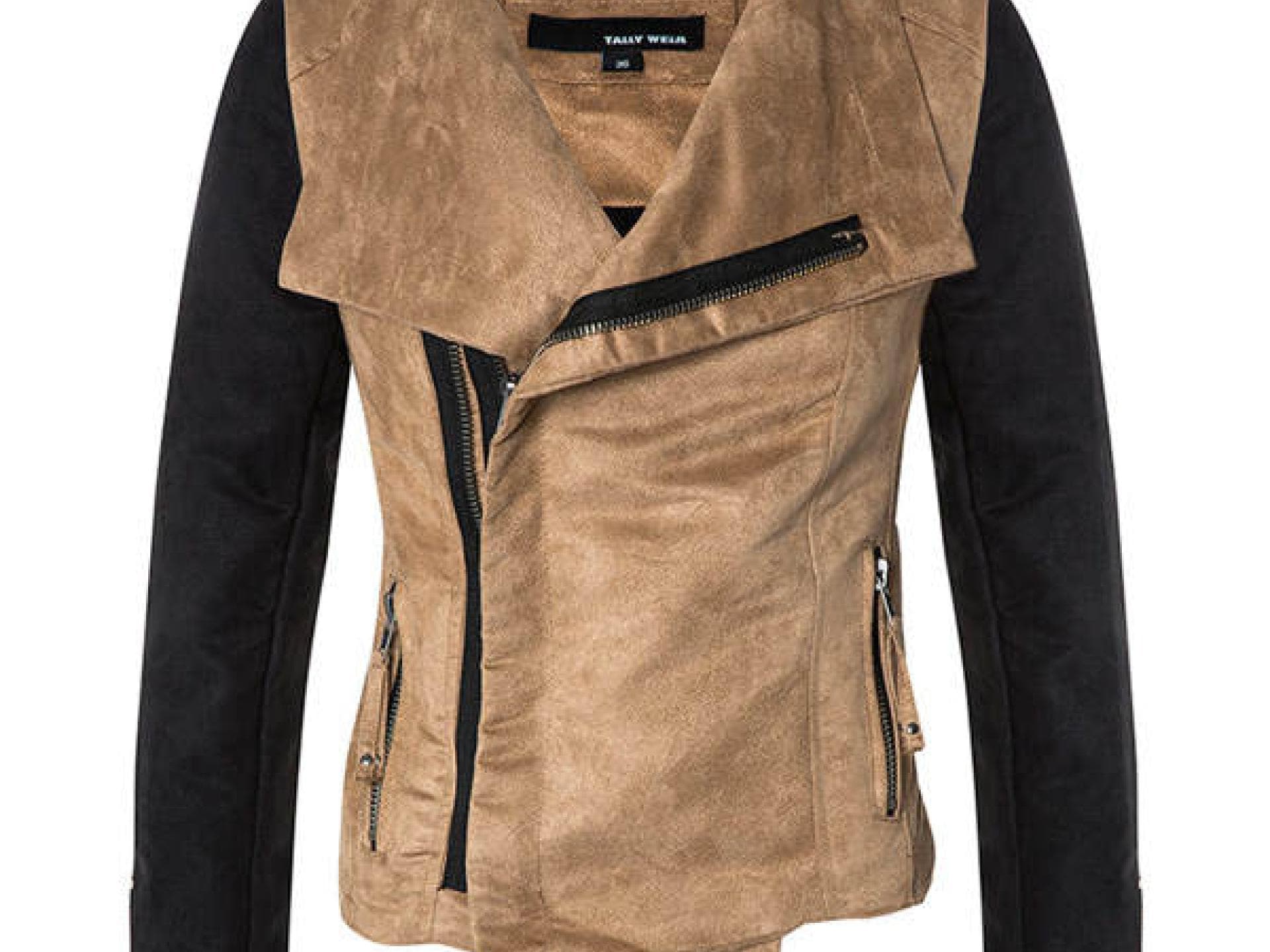 Braune Lederjacke von Tally Weijl Braune Lederjacke von Tally Weijl