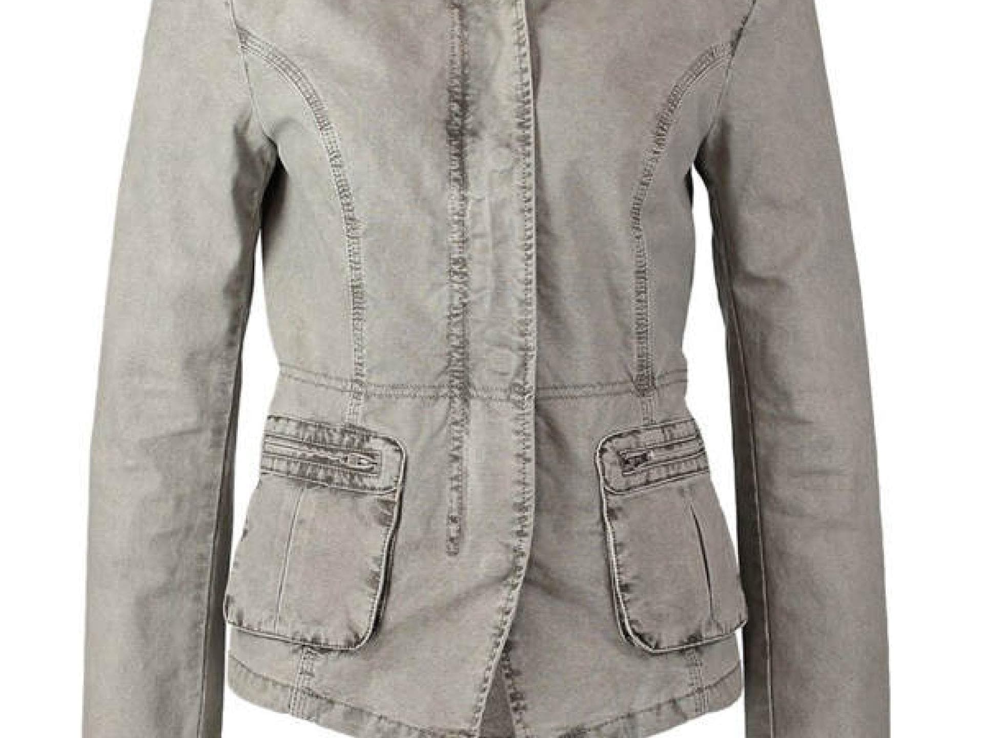 Graue Jeansjacke von Only