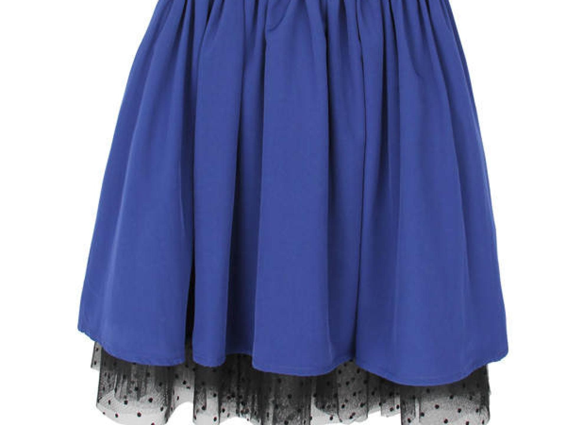 Pünktchen-Kleid von Bershka