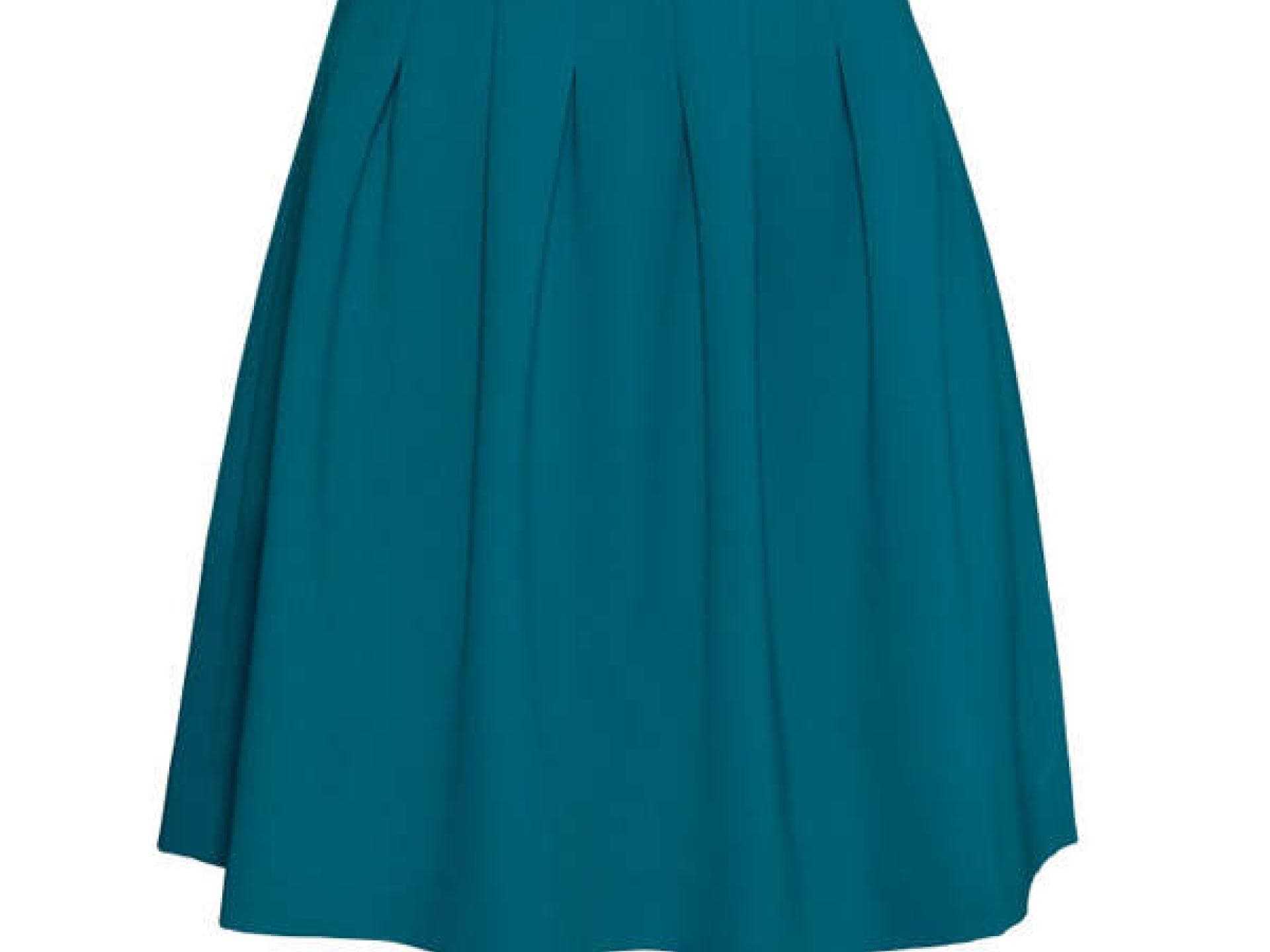 Petrolfarbenes Kleid von H&M