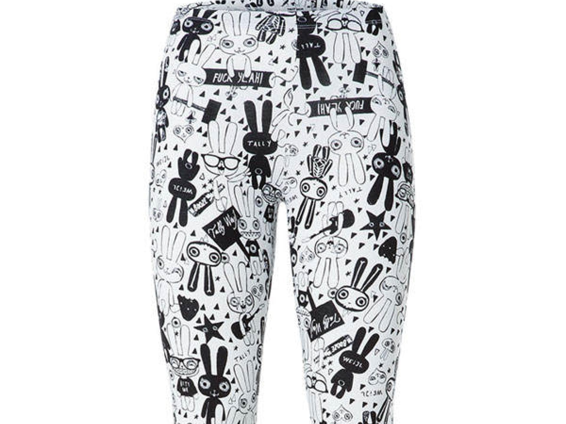 Leggings mit Häschen-Print von Tally Weijl