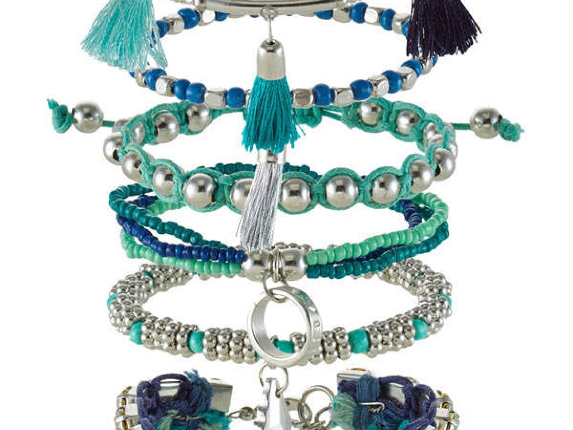 Bunte Armbänder von Pieces