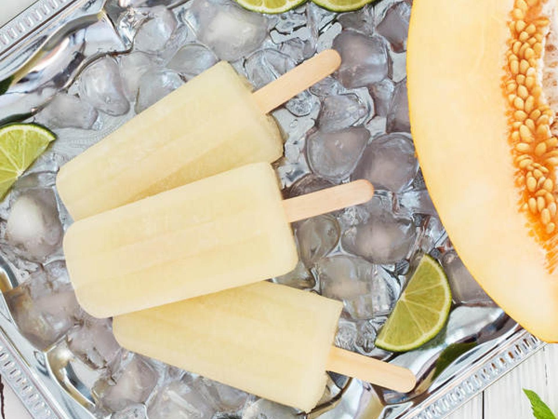 Melonen-Aprikosen-Eis