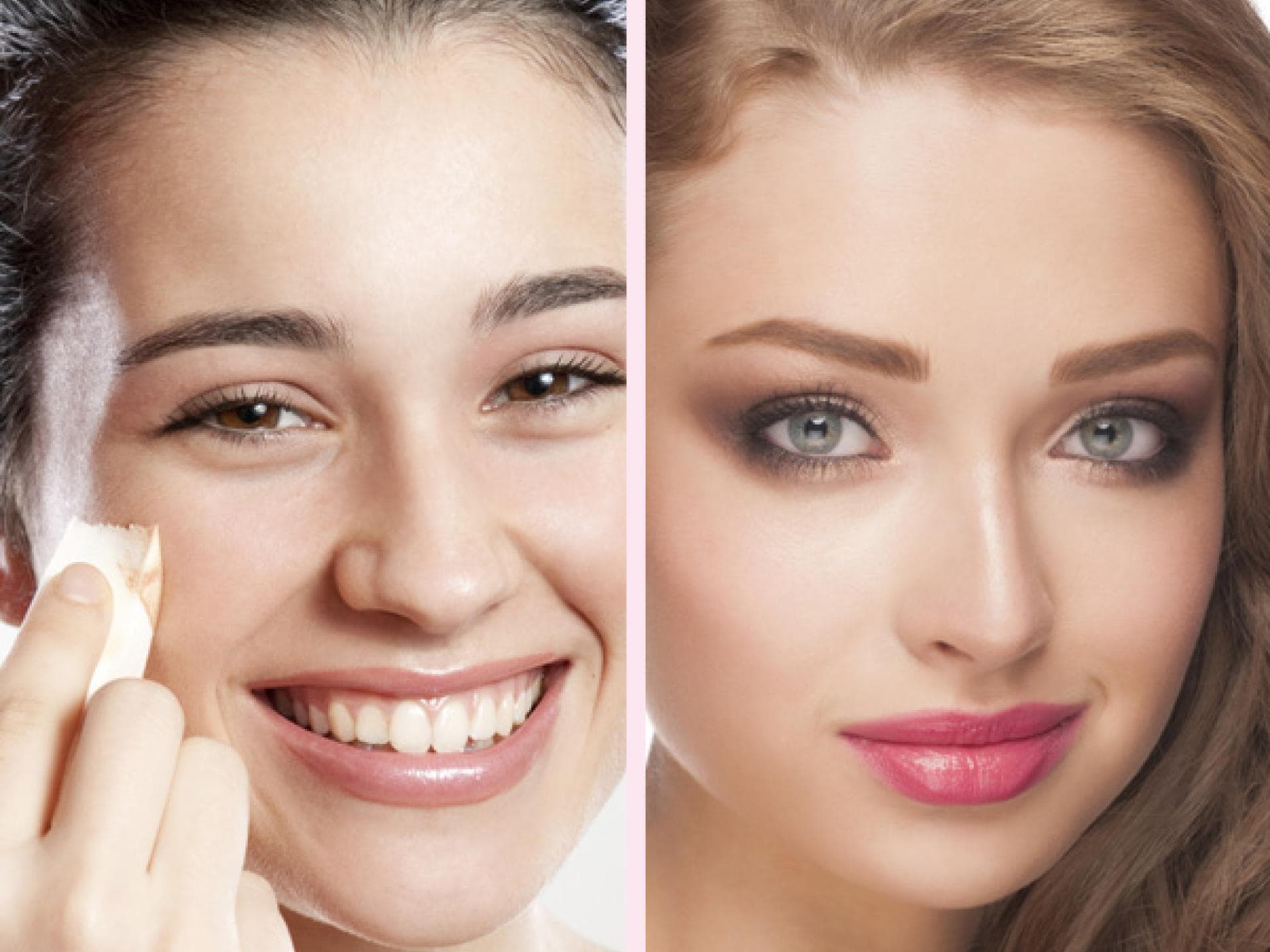 Nude-Lidschatten vs. Smokey Eyes