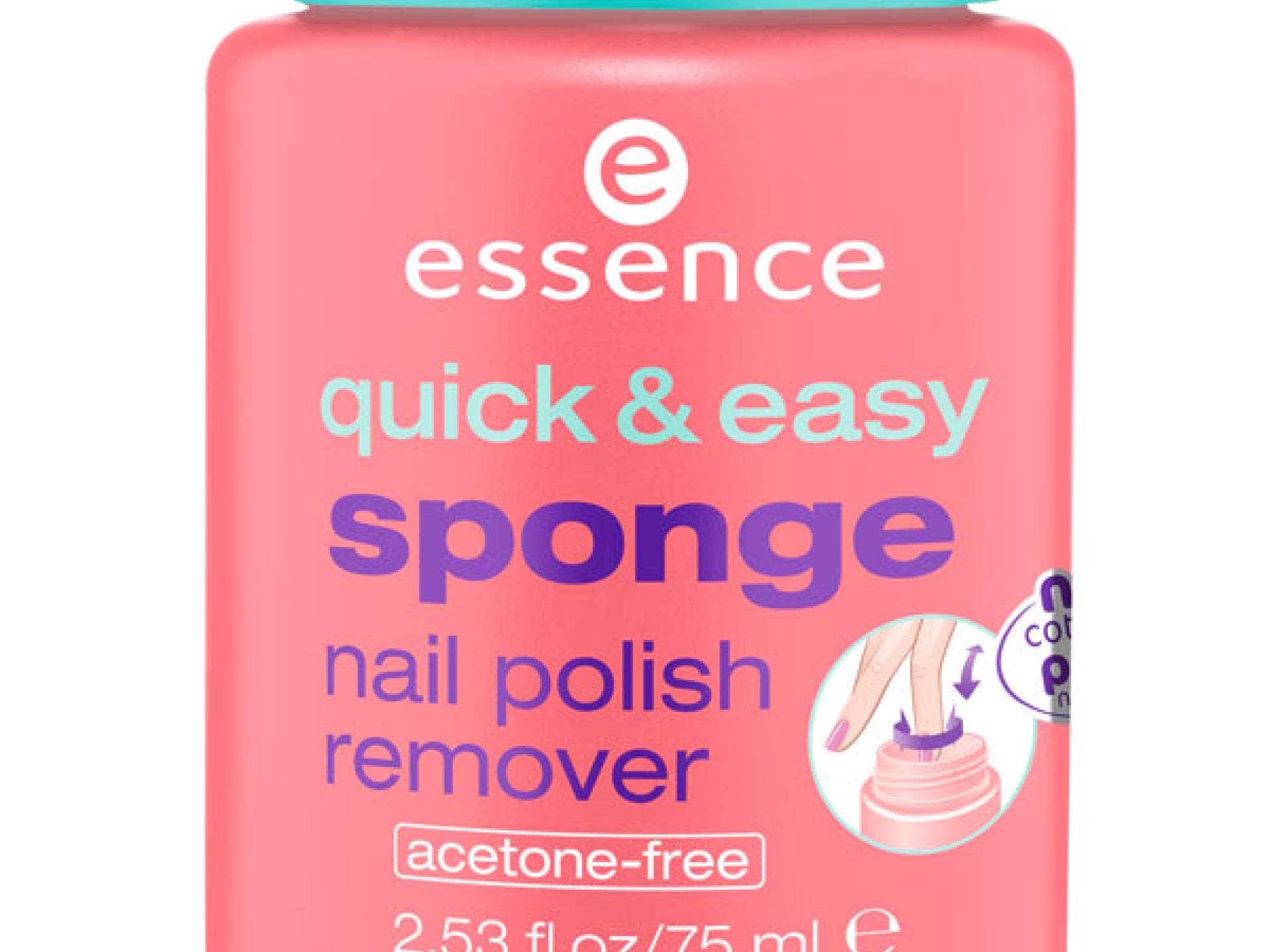 essence quick & easy sponge nail polish remover