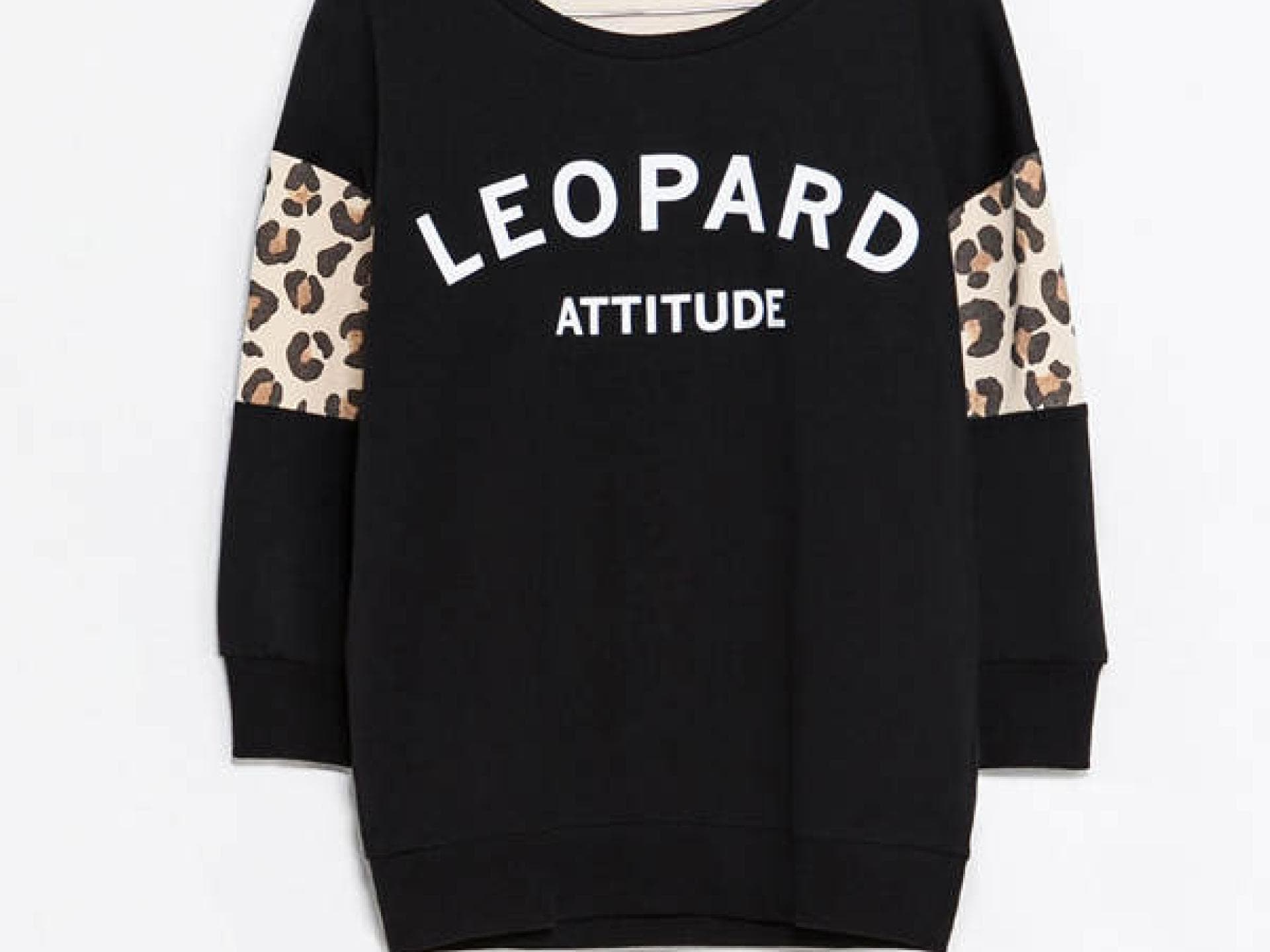 Leo-Look Pullover von Zara