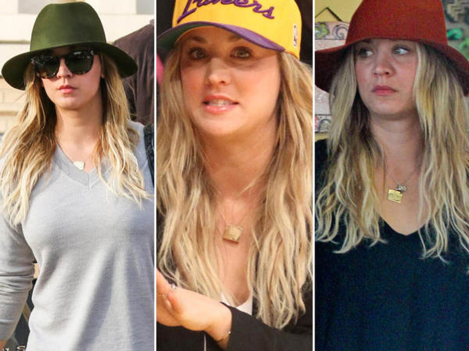 Kaley Cuoco: Goldene Halskette