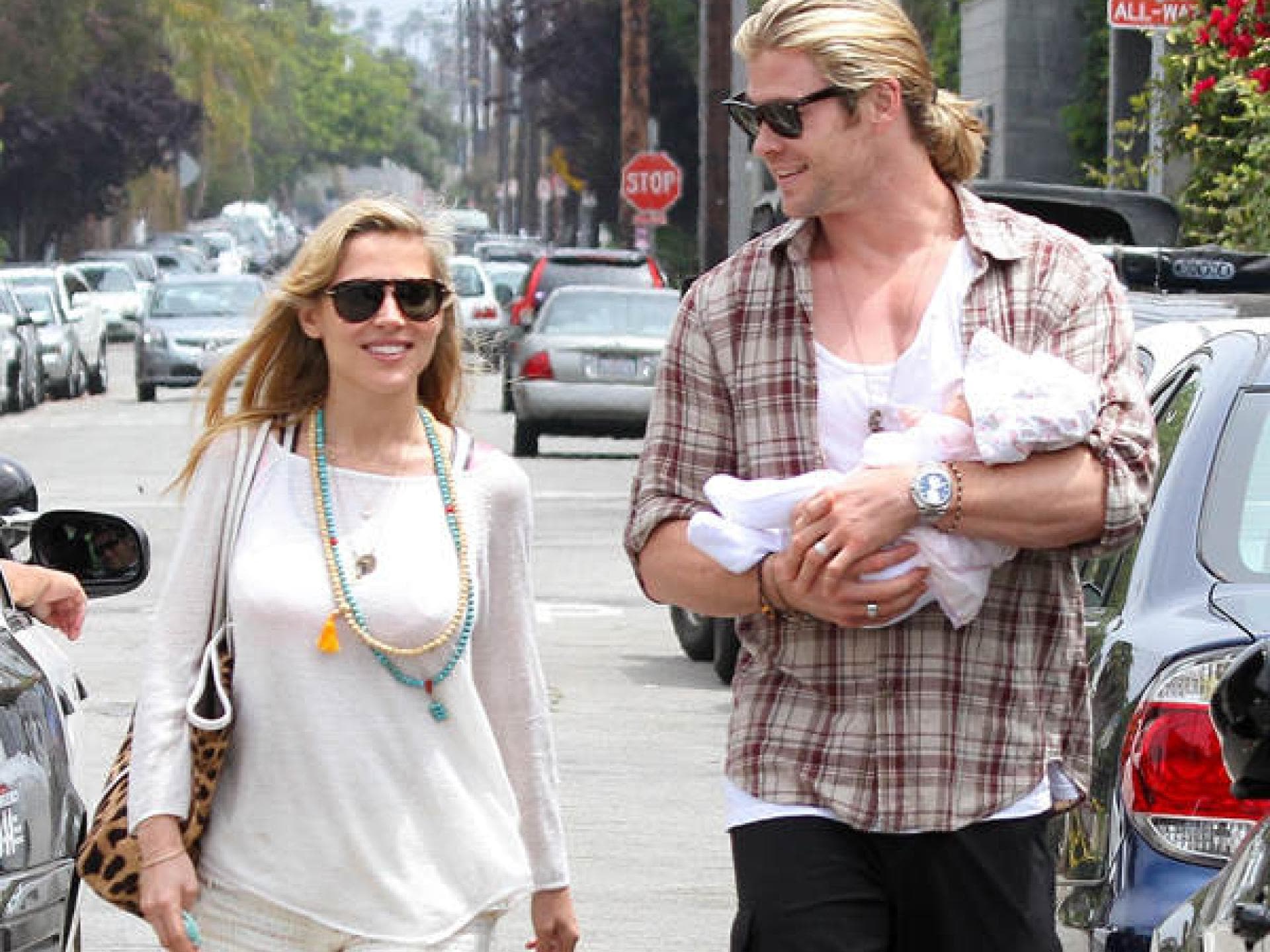 Chris Hemsworth mit Zopf