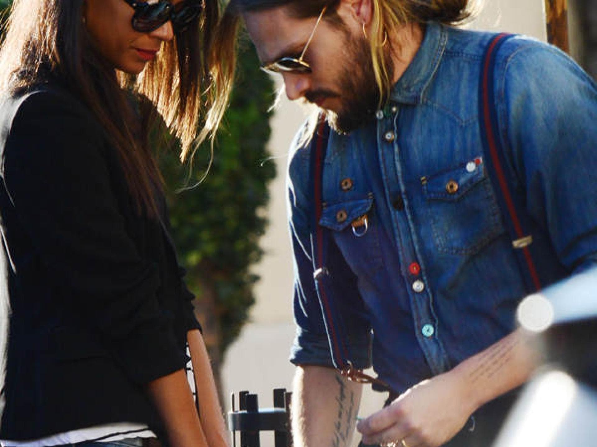 Marco Perego mit Zopf