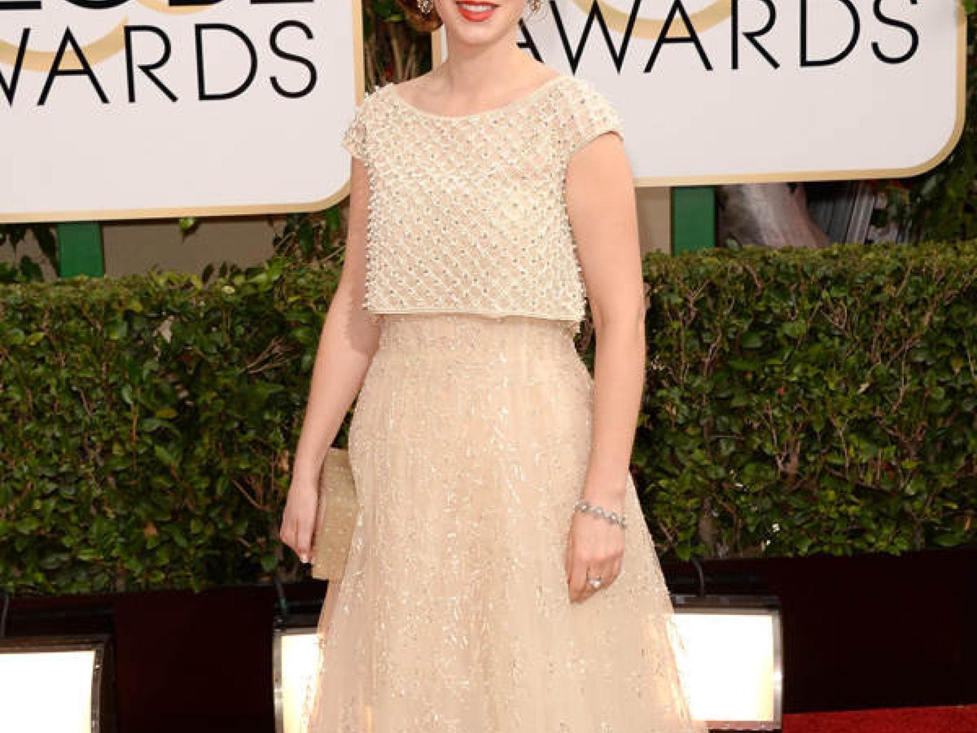 Zooey Deschanel bei den Golden Globes 2014
