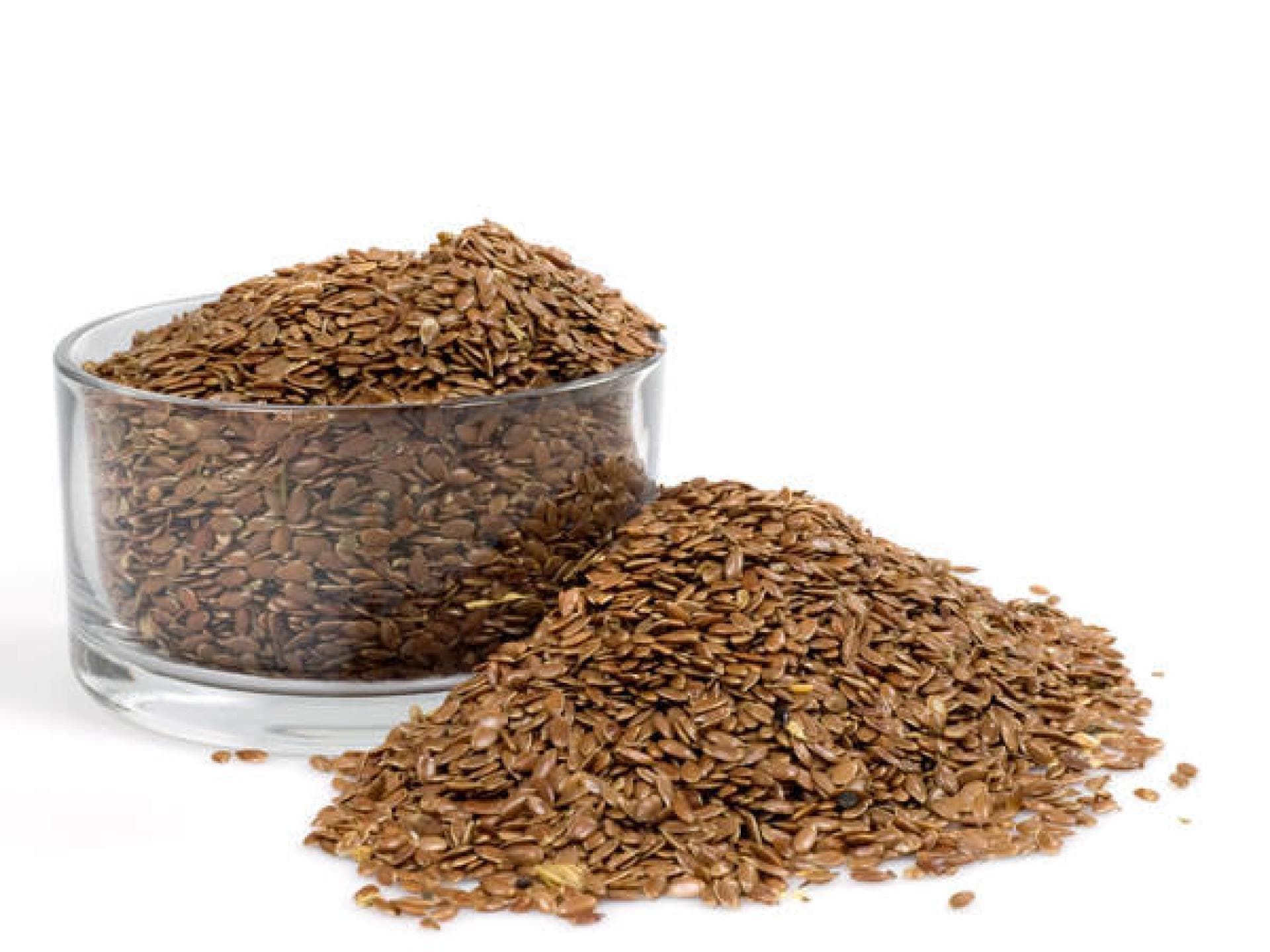 Leinsamen geschrotet