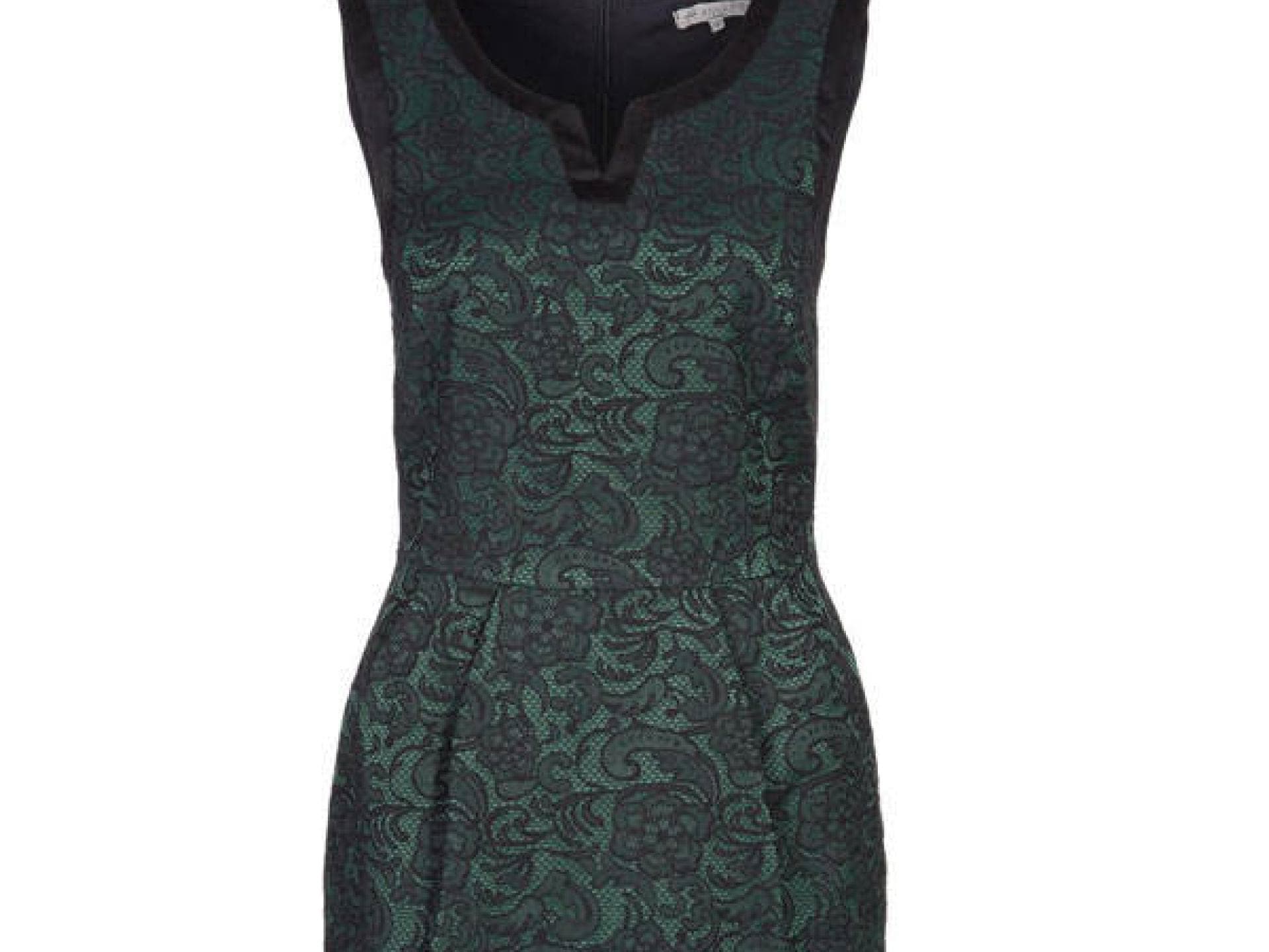 Dunkelgrünes Partykleid von Anna Field