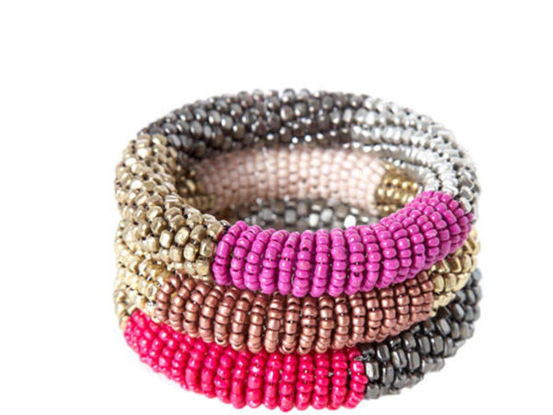 Bunte Armreifen von Promod