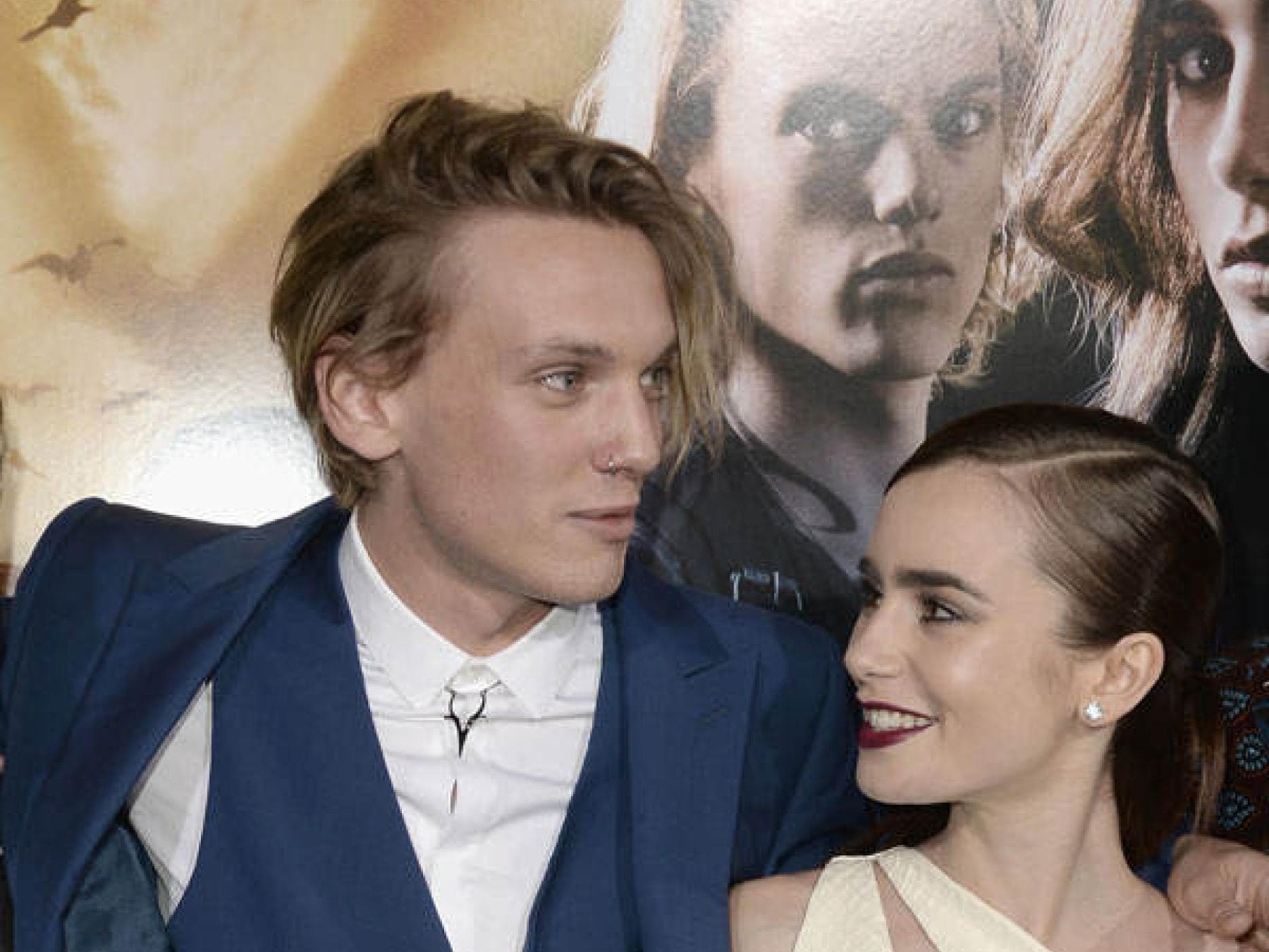 Lily Collins und Jamie Campbell Bower Lily Collins und Jamie Campbell Bower