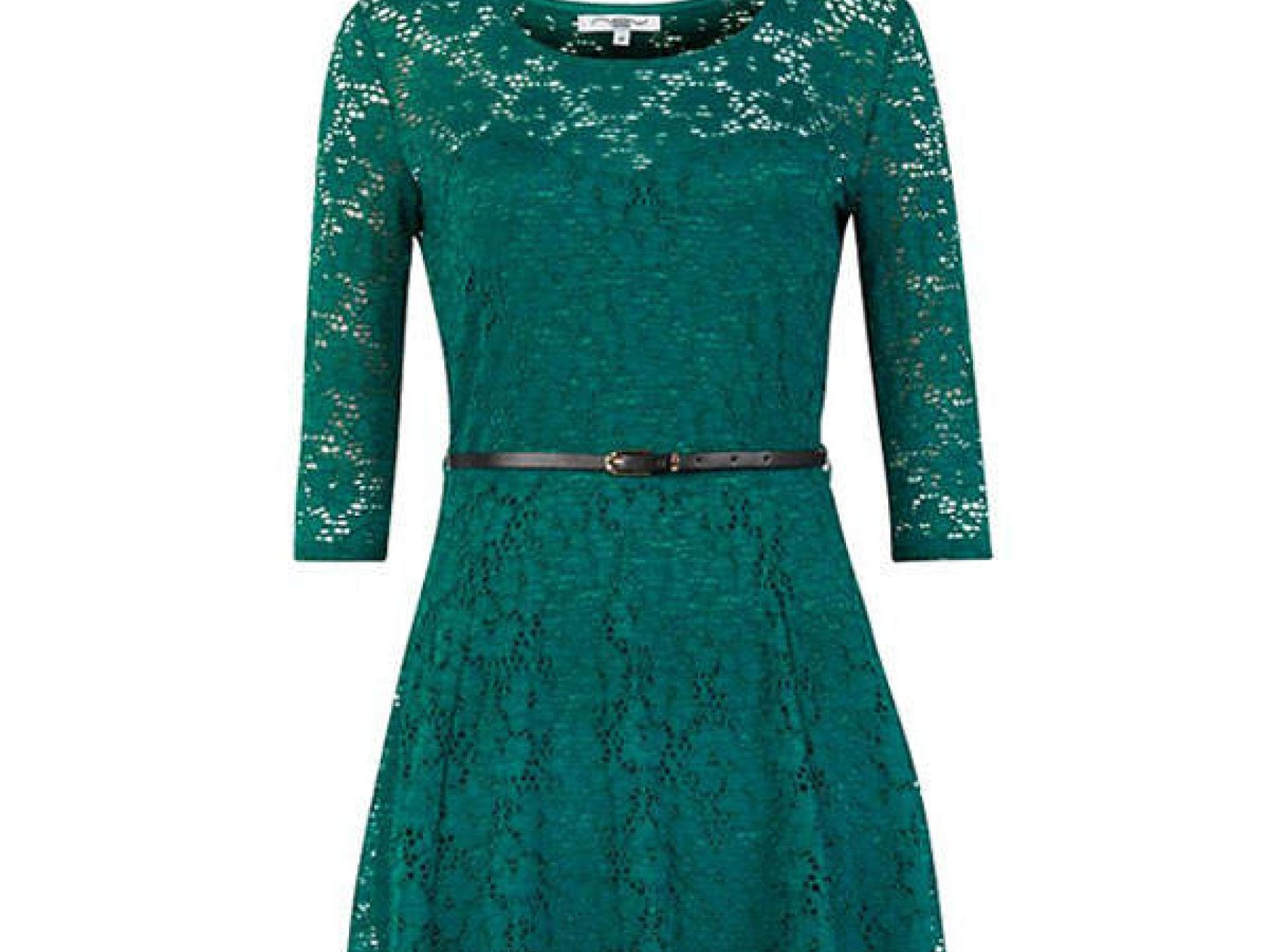 Partykleid aus grüner Spitze von Newlook.com