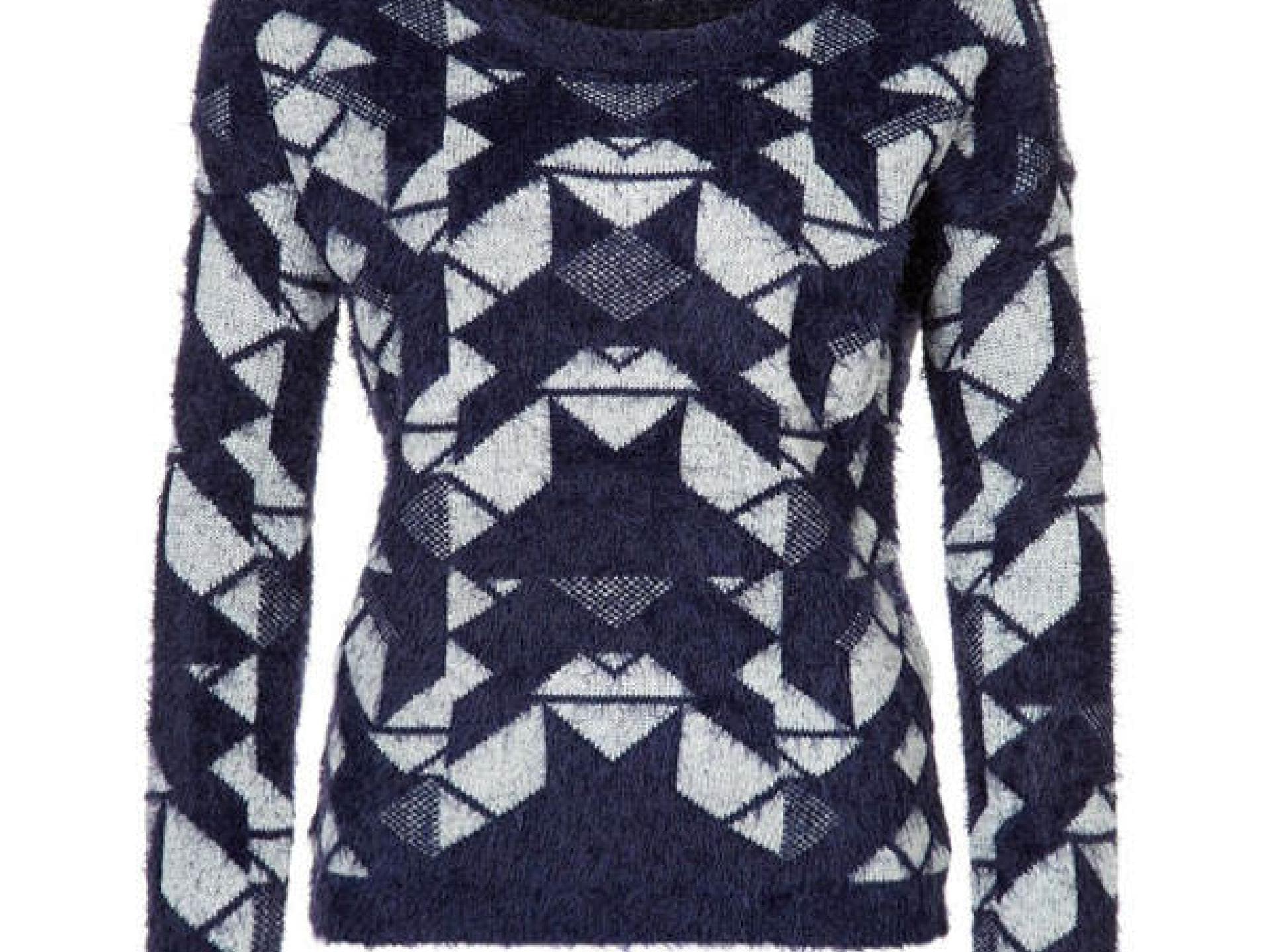 Pullover mit grafischen Muster von Vero Moda