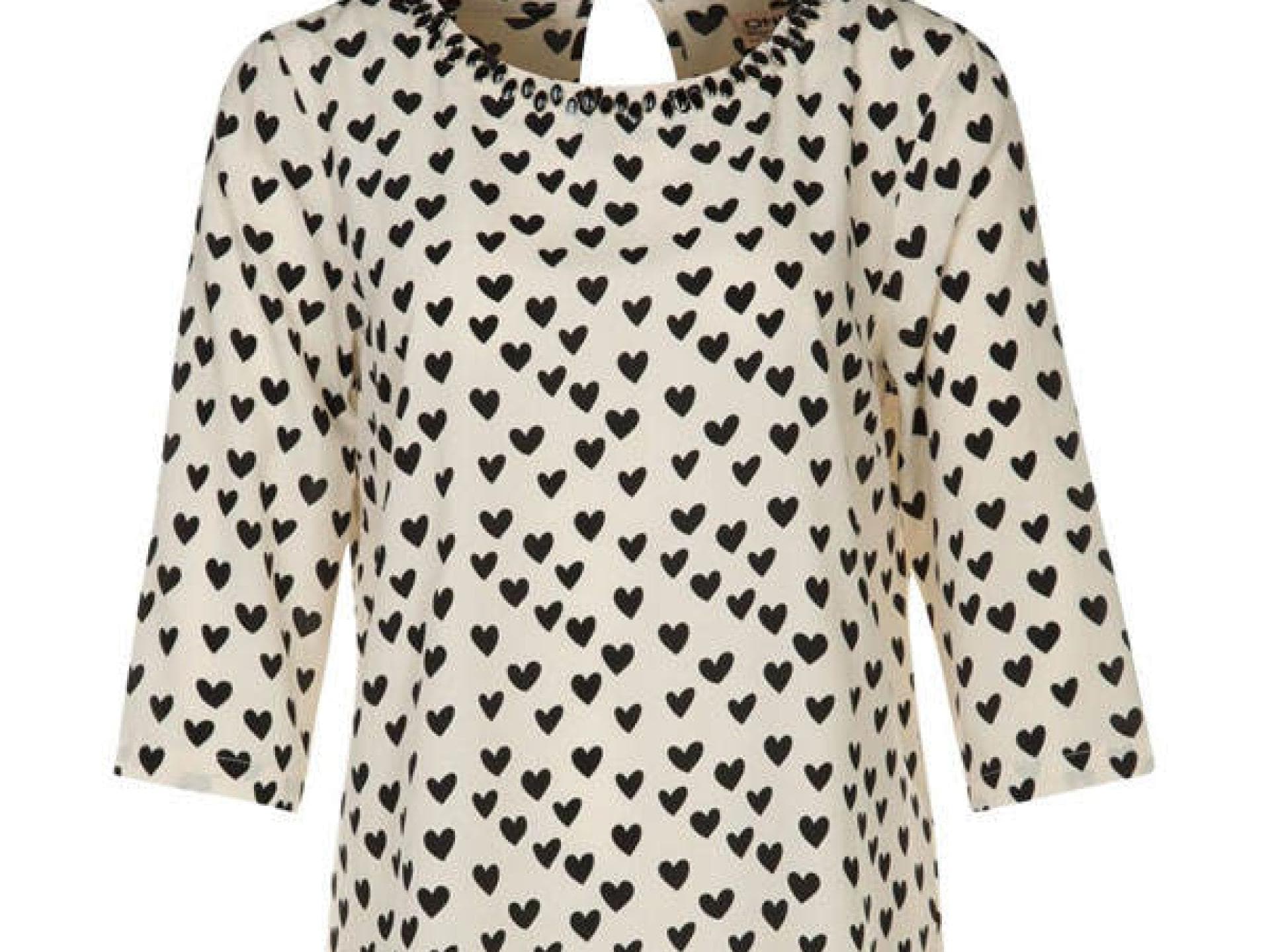Bluse mit Herzchen von Only