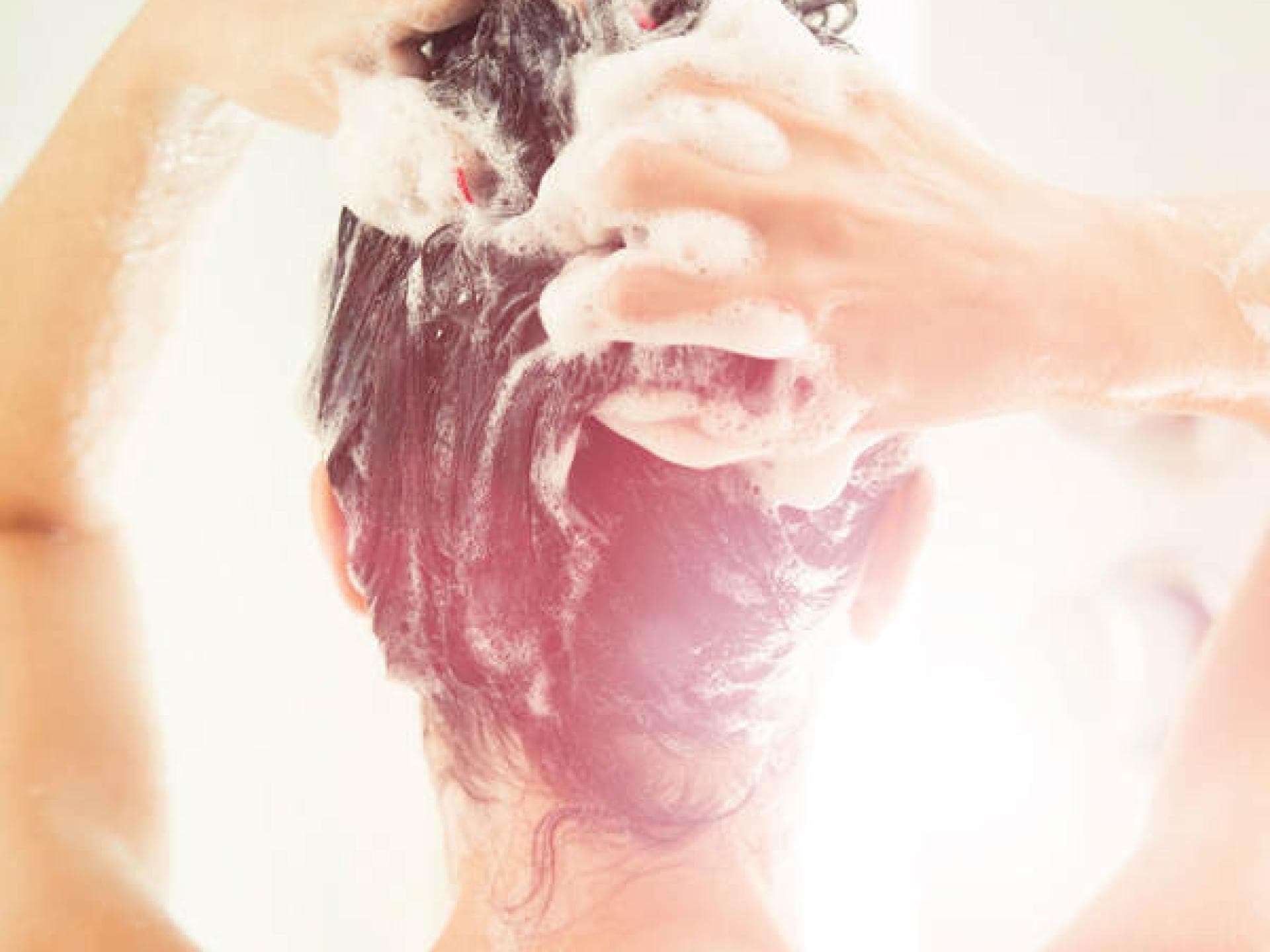 Shampoo-Hack zwei mal waschen