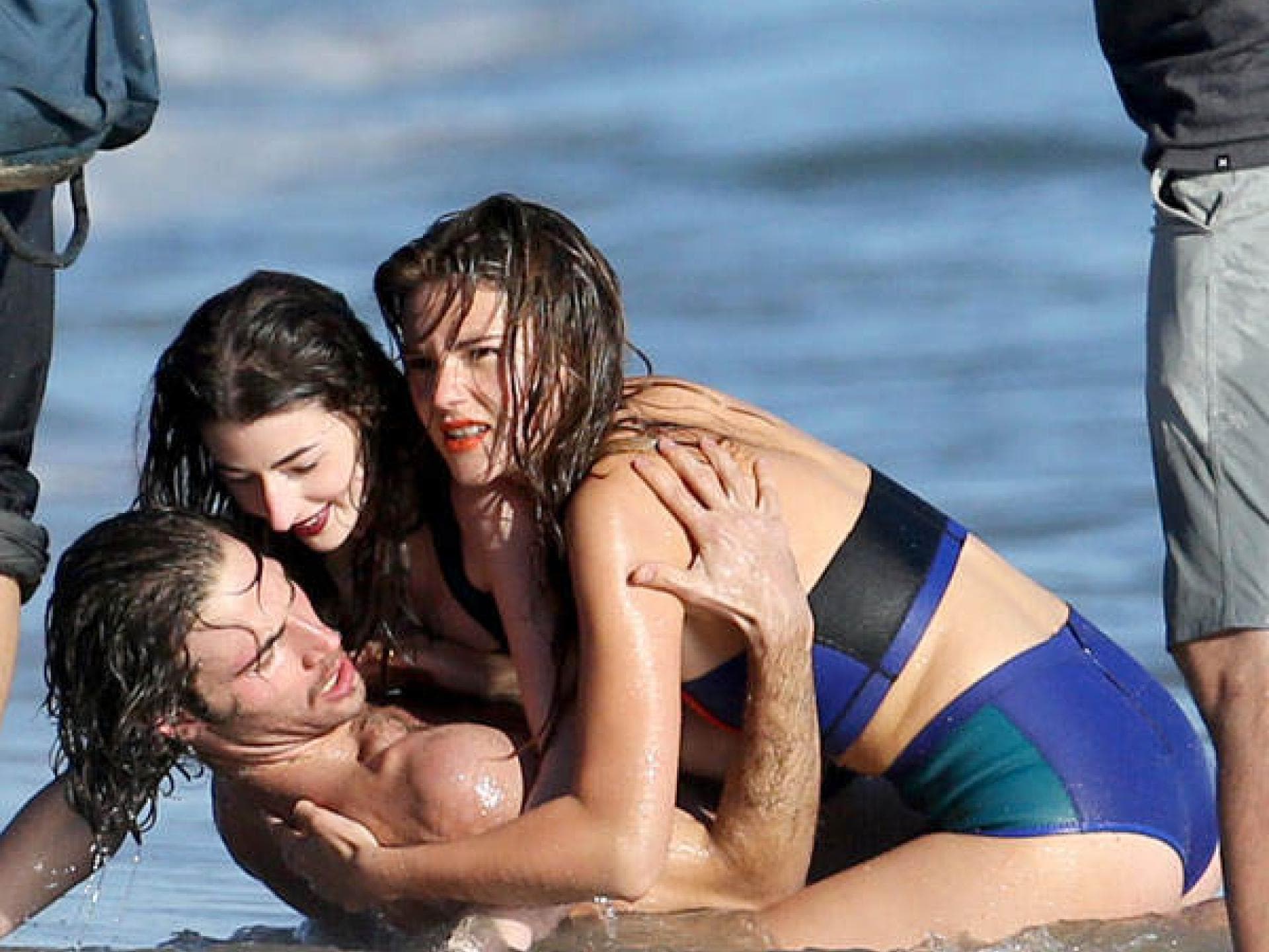 GNTM 2014: Stefanie und Sarah im Wasser GNTM 2014: Stefanie und Sarah im Wasser