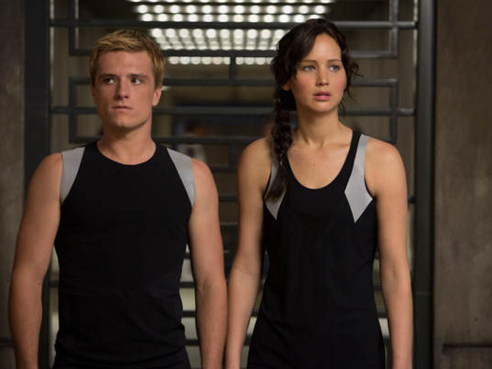 Josh Hutcherson als Peeta und Katniss