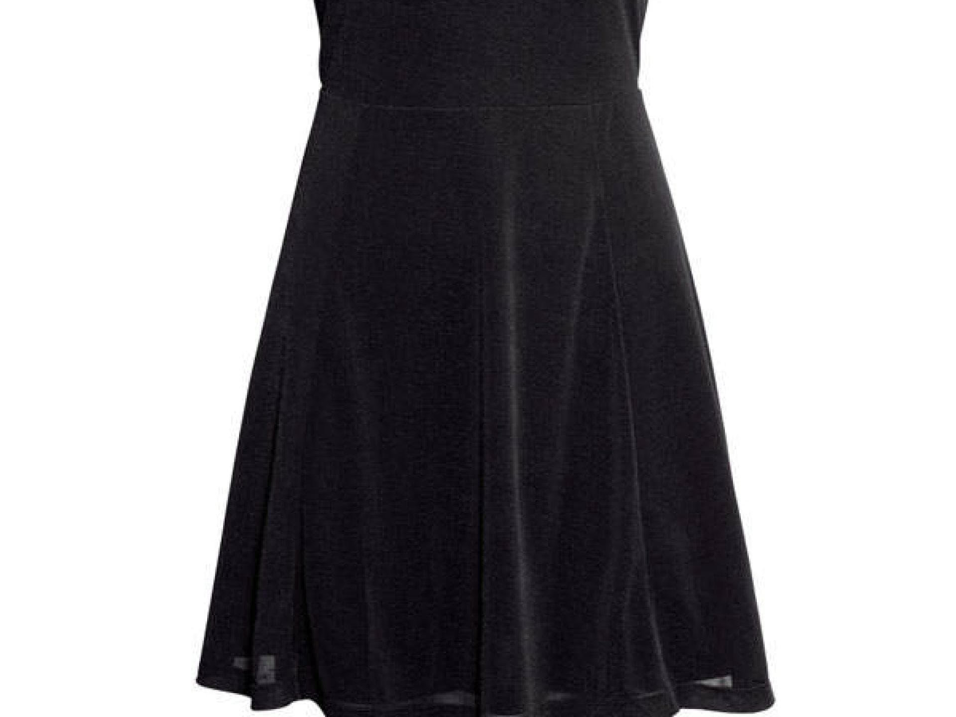 Mini-Kleid mit Transparenz-Einsatz von H&M