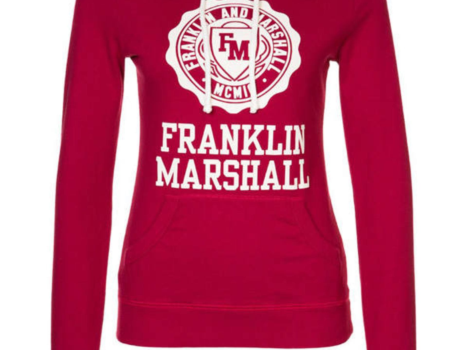 Roter Kapuzenpullover von Franklin & Marshall Roter Kapuzenpullover von Franklin & Marshall