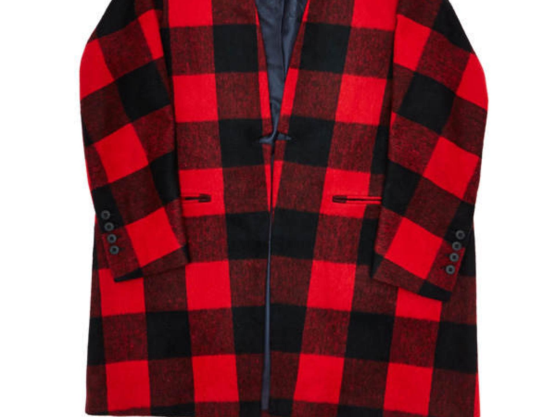 Rot-Schwarze Jacke von Asos Curve