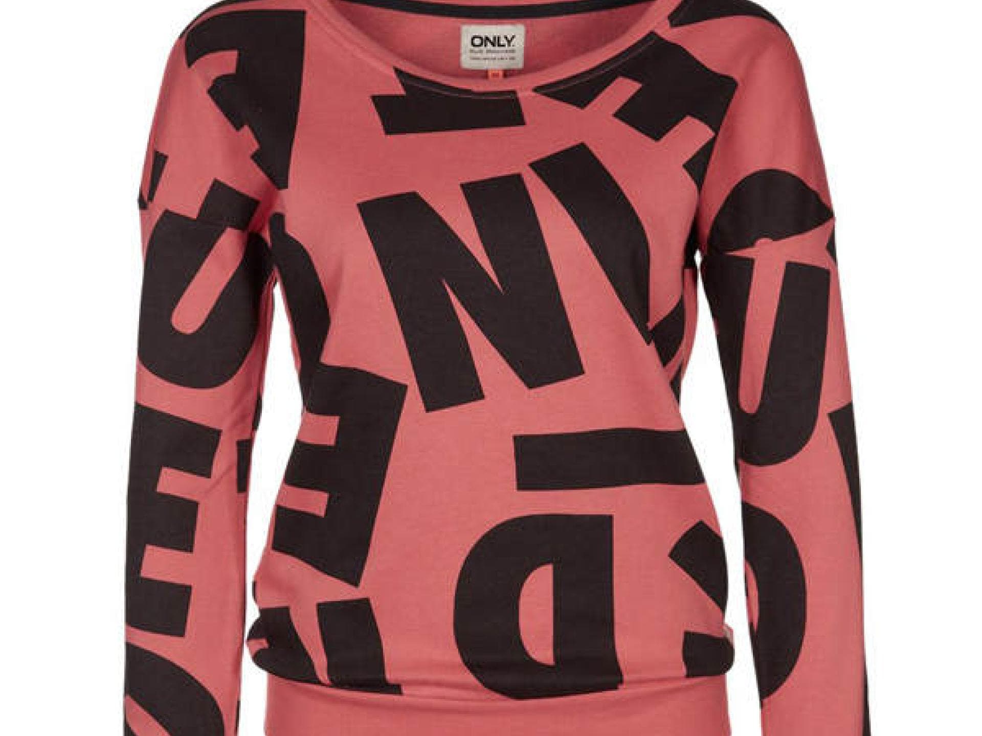 Buchstabensalat-Pullover von Only