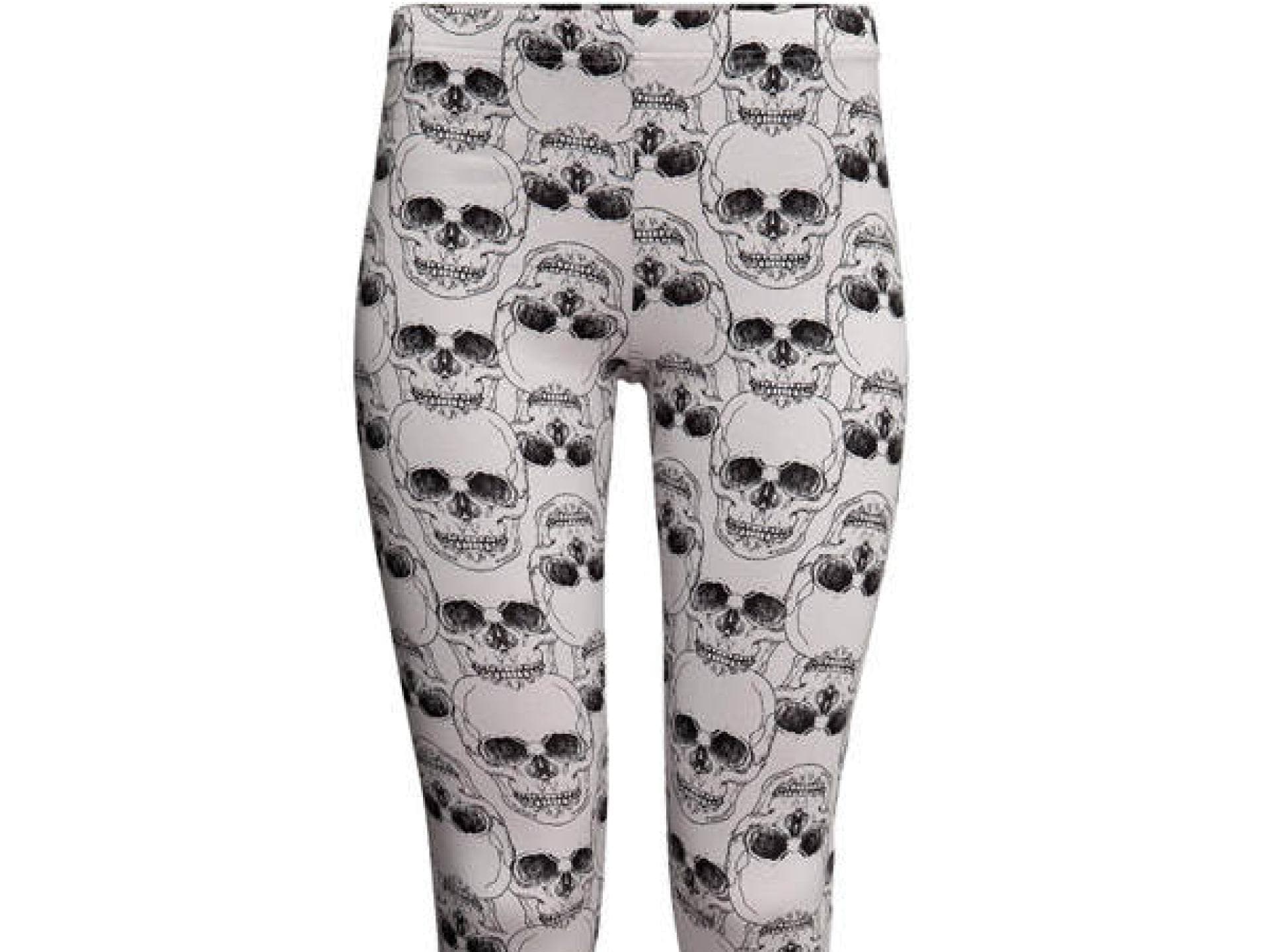 Leggings mit Totenköpfen von H&M Leggings mit Totenköpfen von H&M