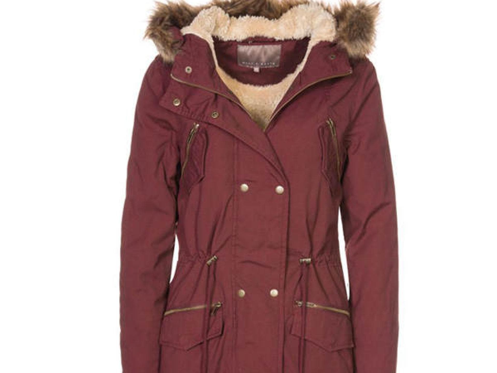 Roter Parka von Mint & Berry