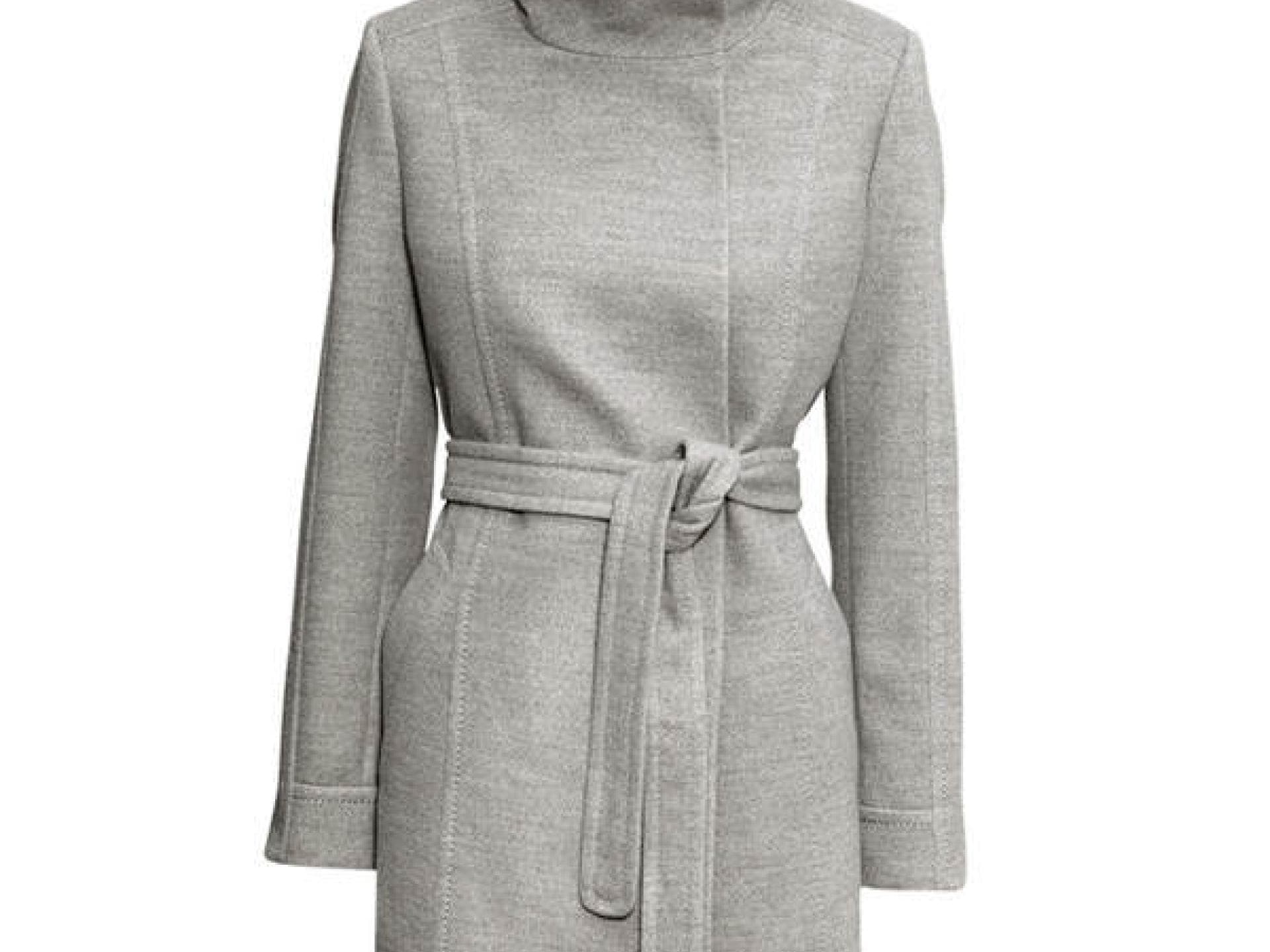 Hellgrauer Mantel von H&M