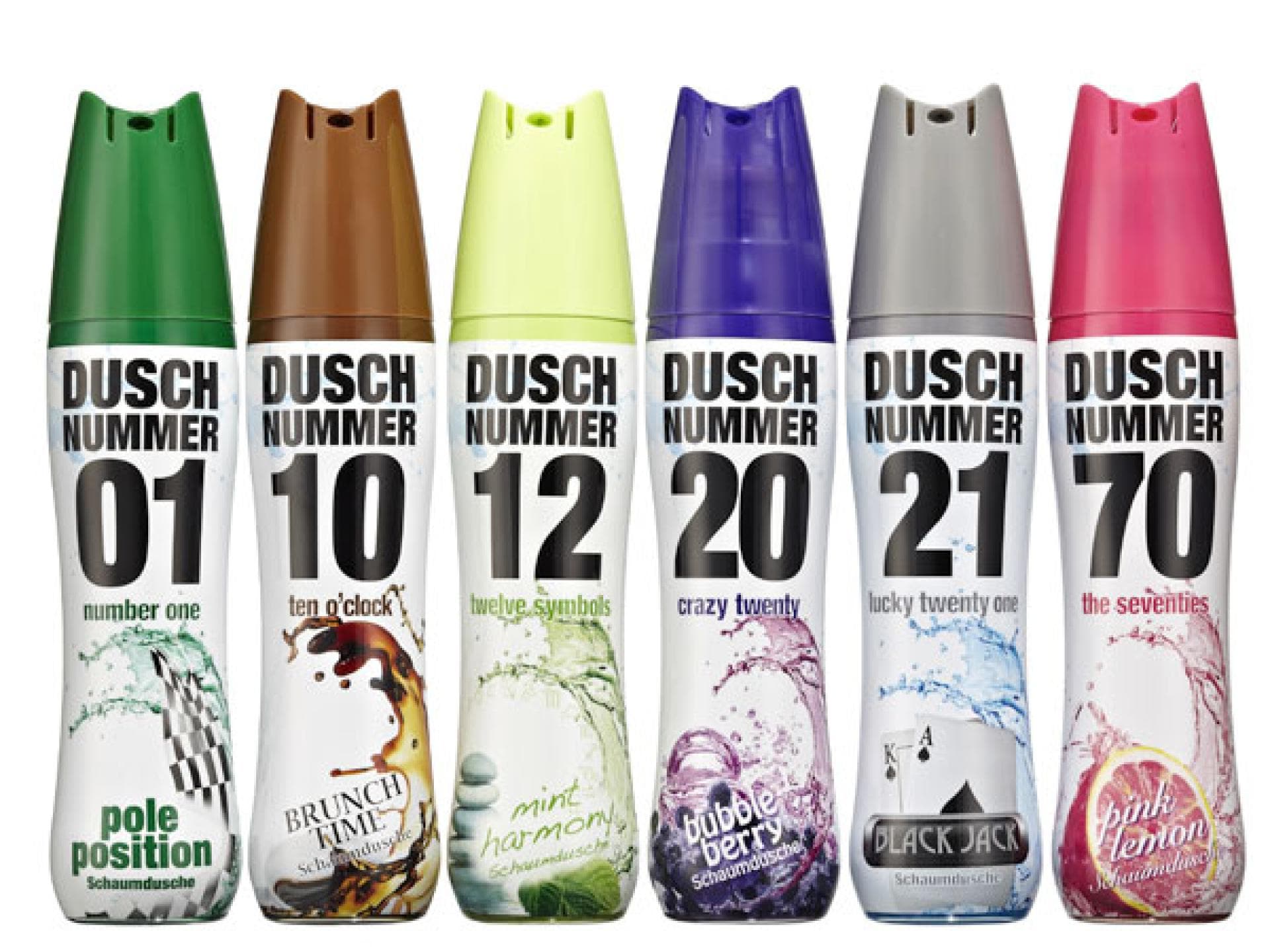 Duschnummer Schaumdusche Duschnummer Schaumdusche