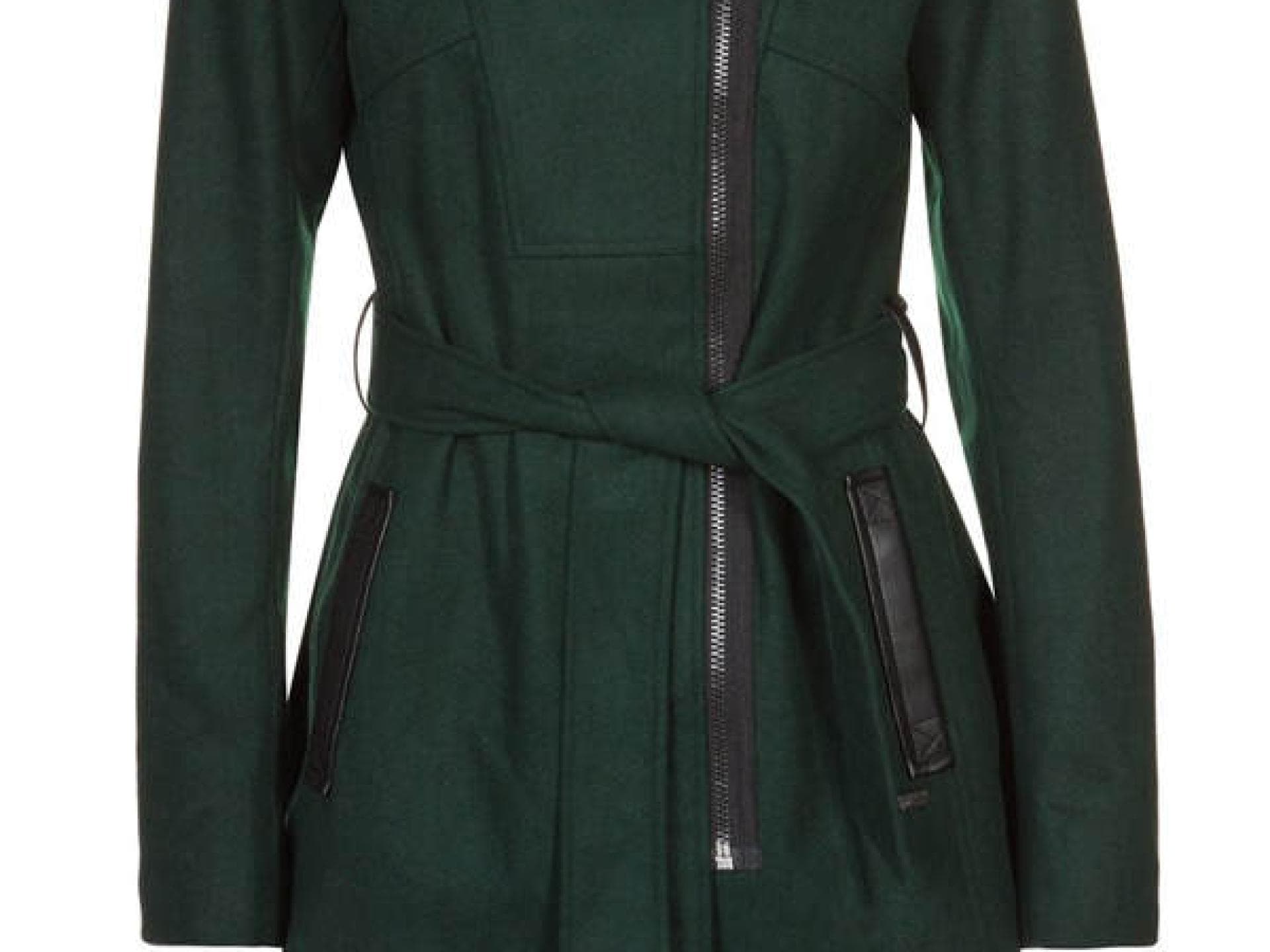 Grüner Kurzmantel von Only