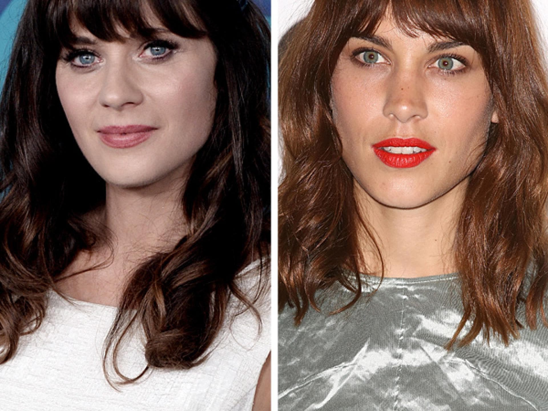 Zooey Deschanel vs. Alexa Chung