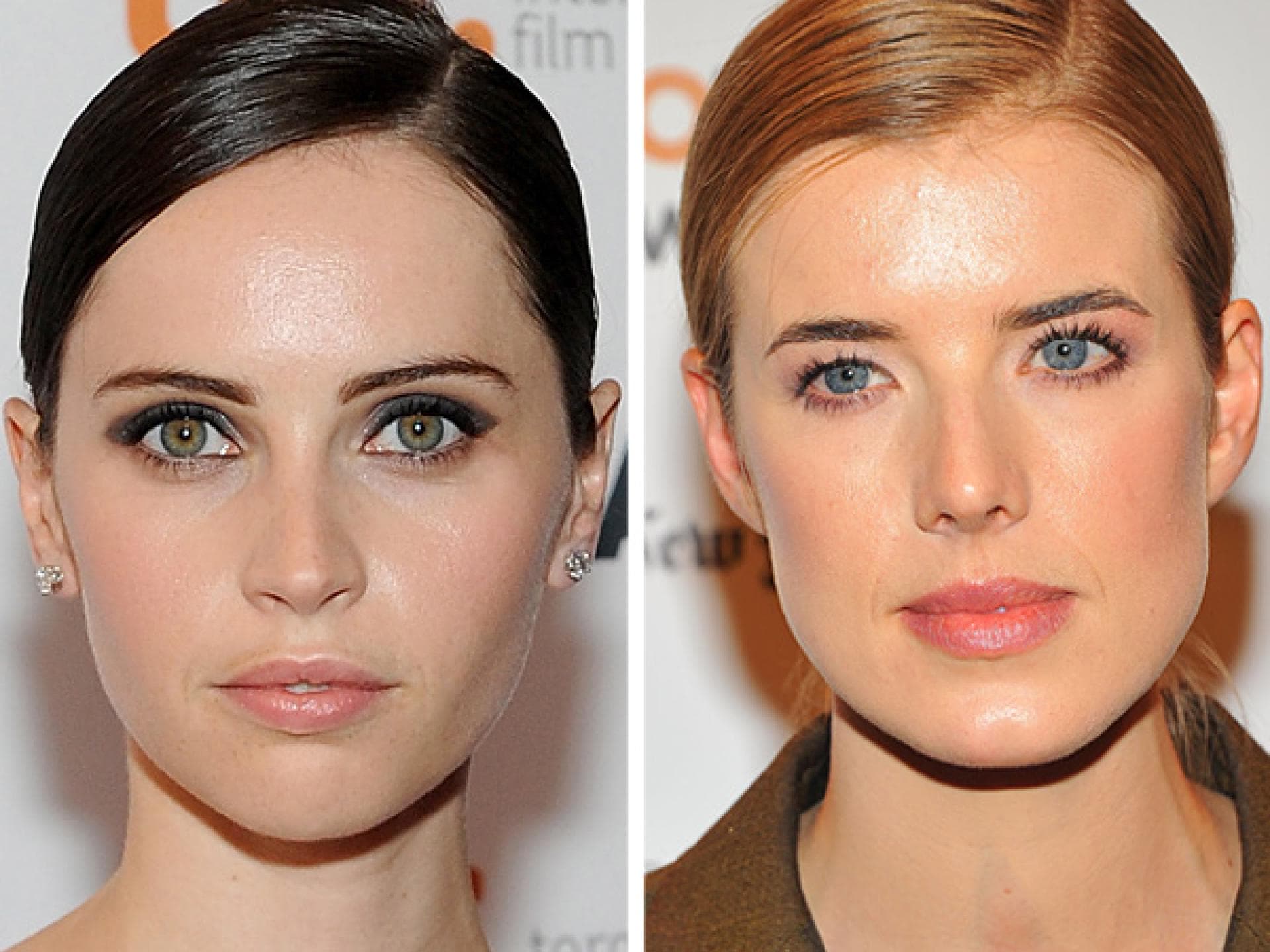 Felicity Jones vs. Agyness Deyn