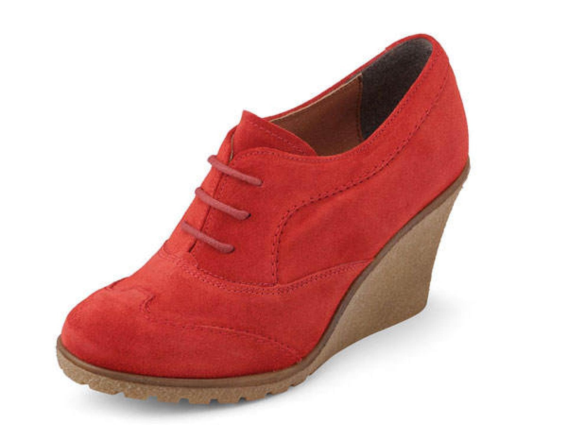 Rote Keilabsatz-Booties von Görtz