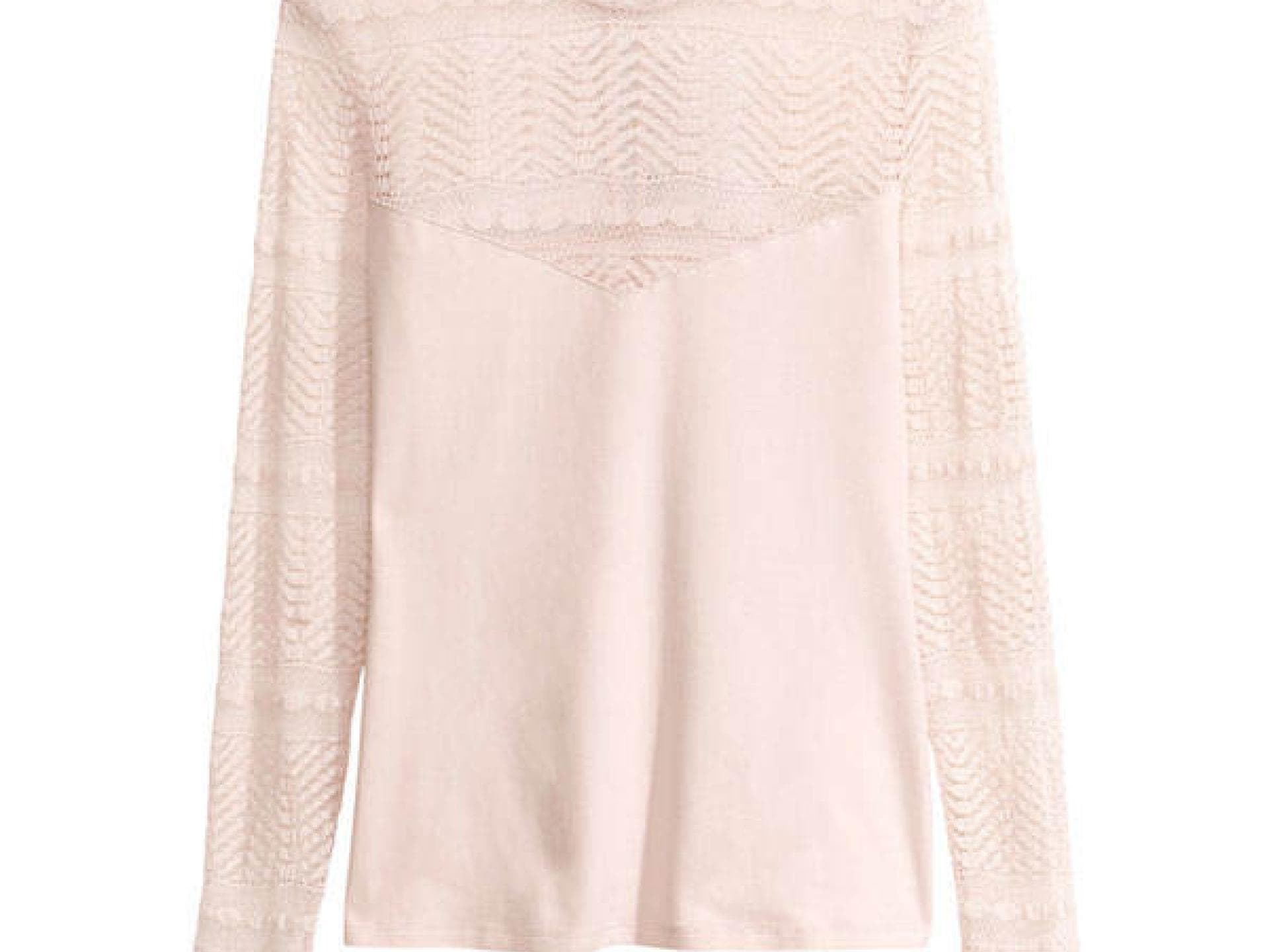 Pullover mit Spitze von H&M