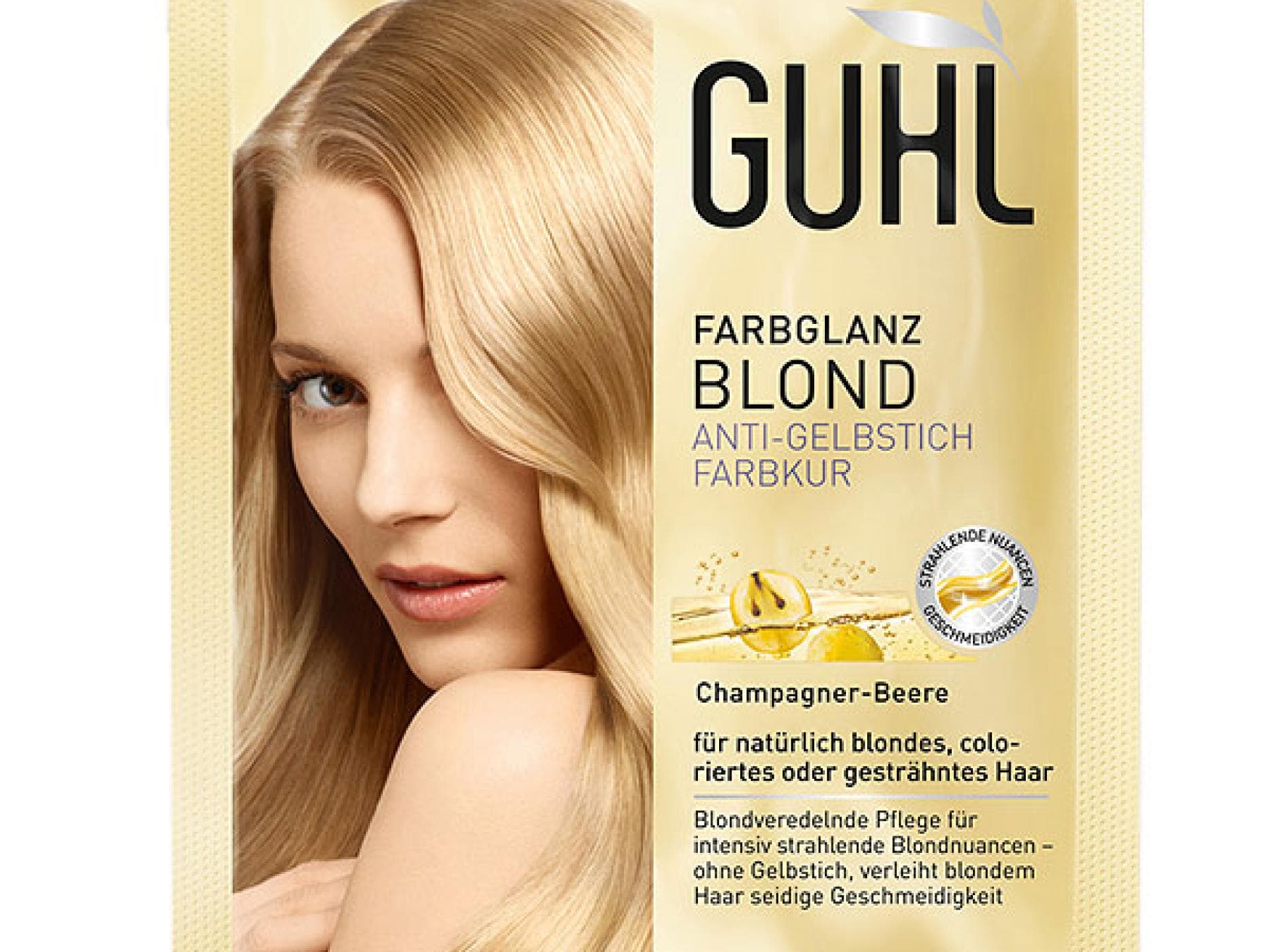 Guhl Farbglanz Blond Anti-Gelbstich Farbkur
