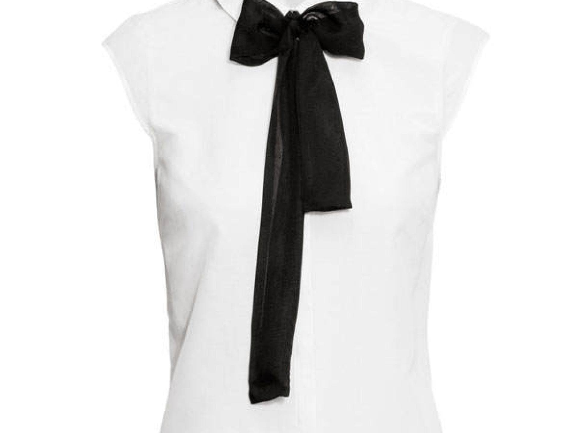 Bluse mit Schleife von H&M