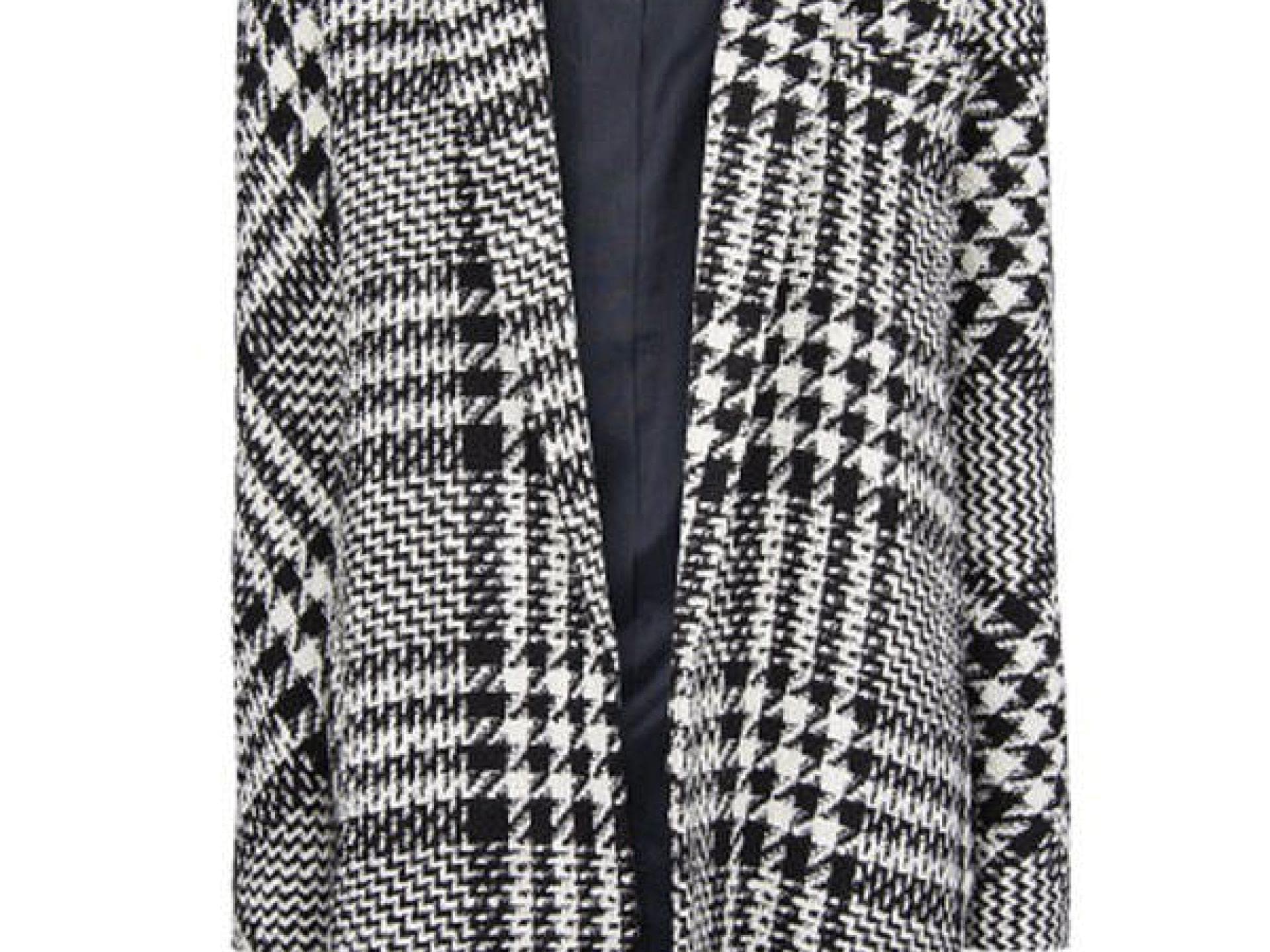 Mantel mit Karos von Mango Mantel mit Karos von Mango