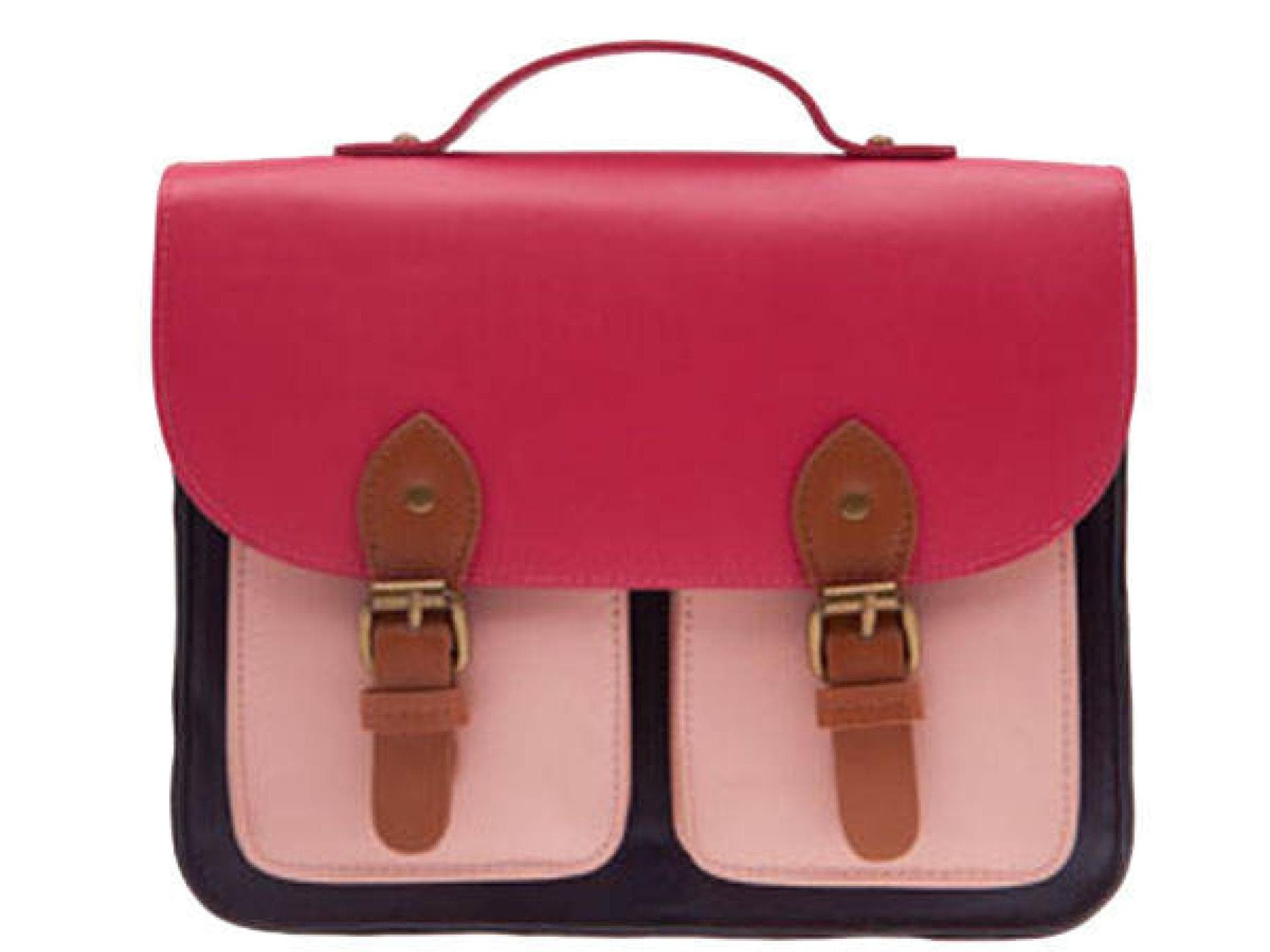 Retro-Schultasche von Bershka