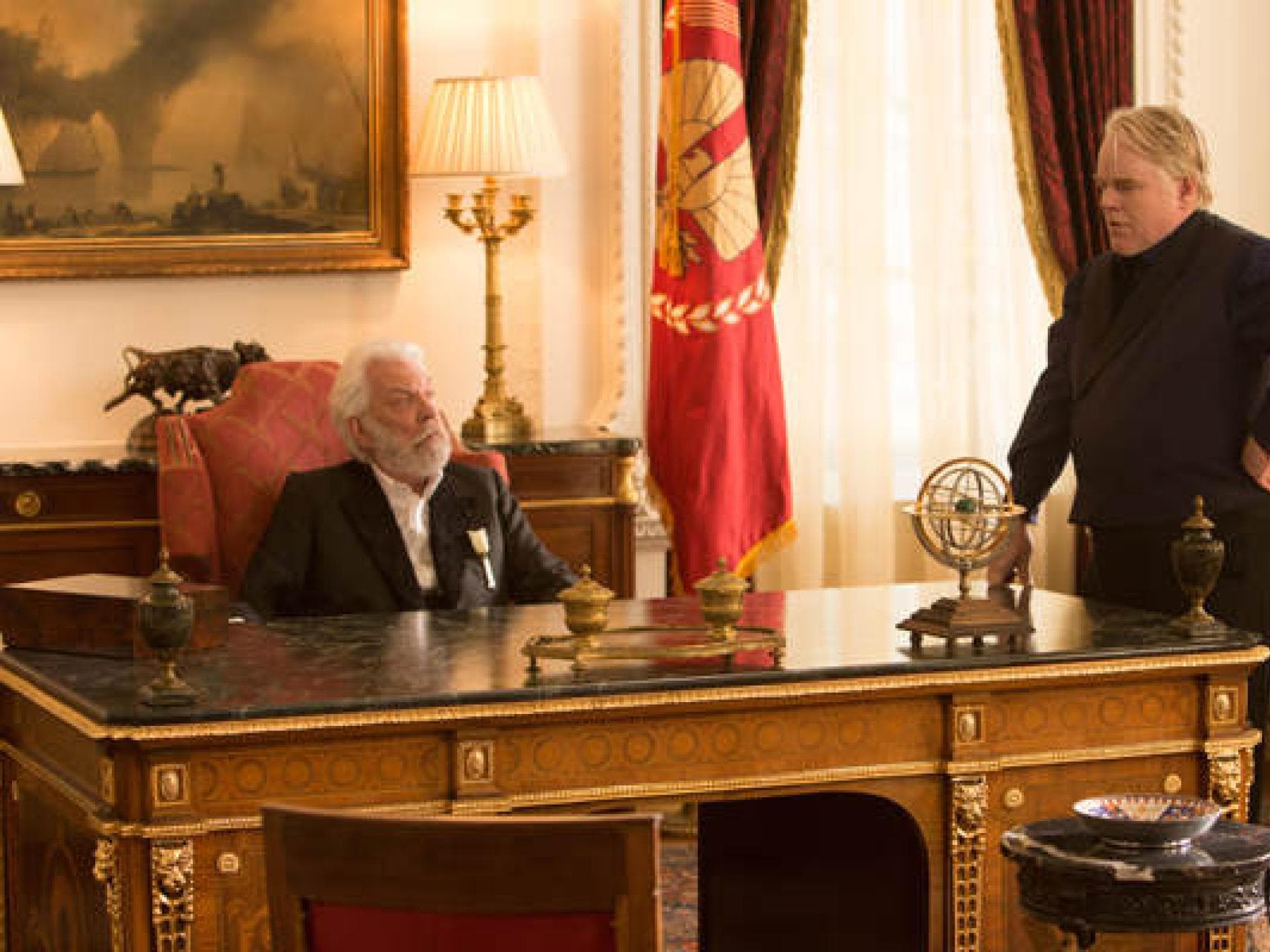 Catching Fire: Präsident Snow und Plutarch